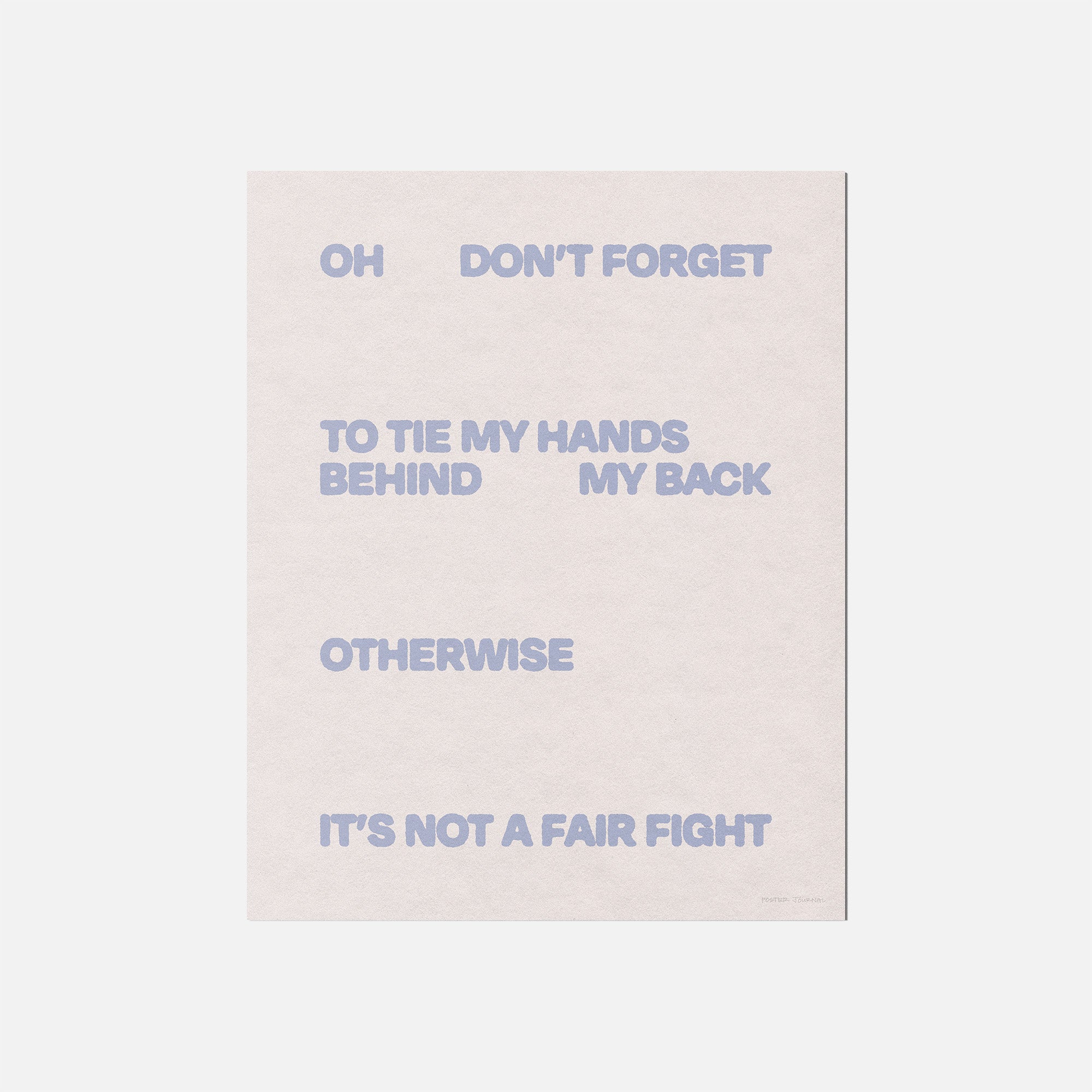 FIGHT PRINT