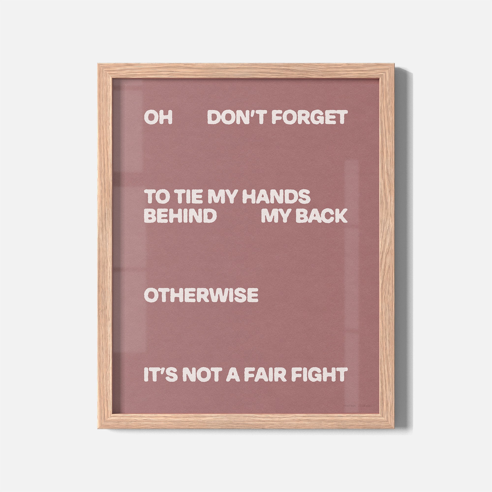 FIGHT PRINT