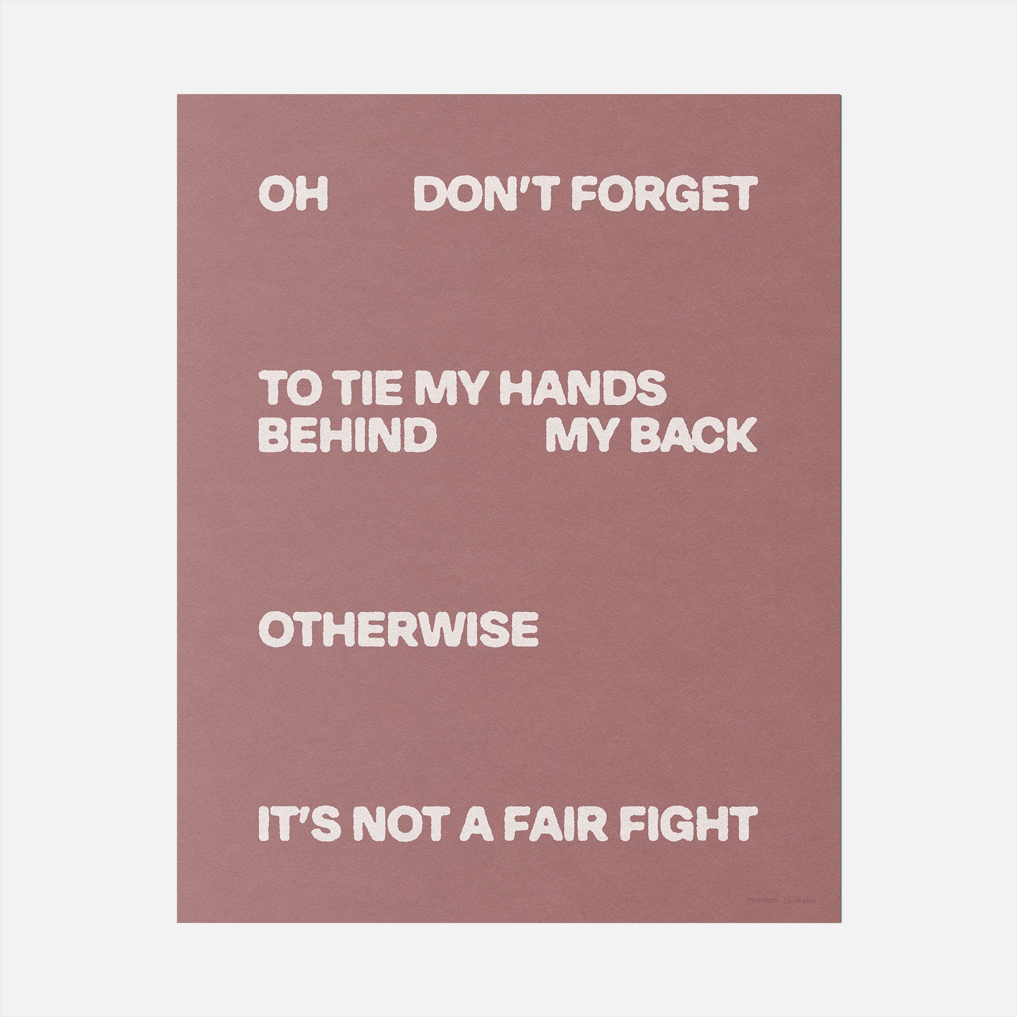 FIGHT PRINT