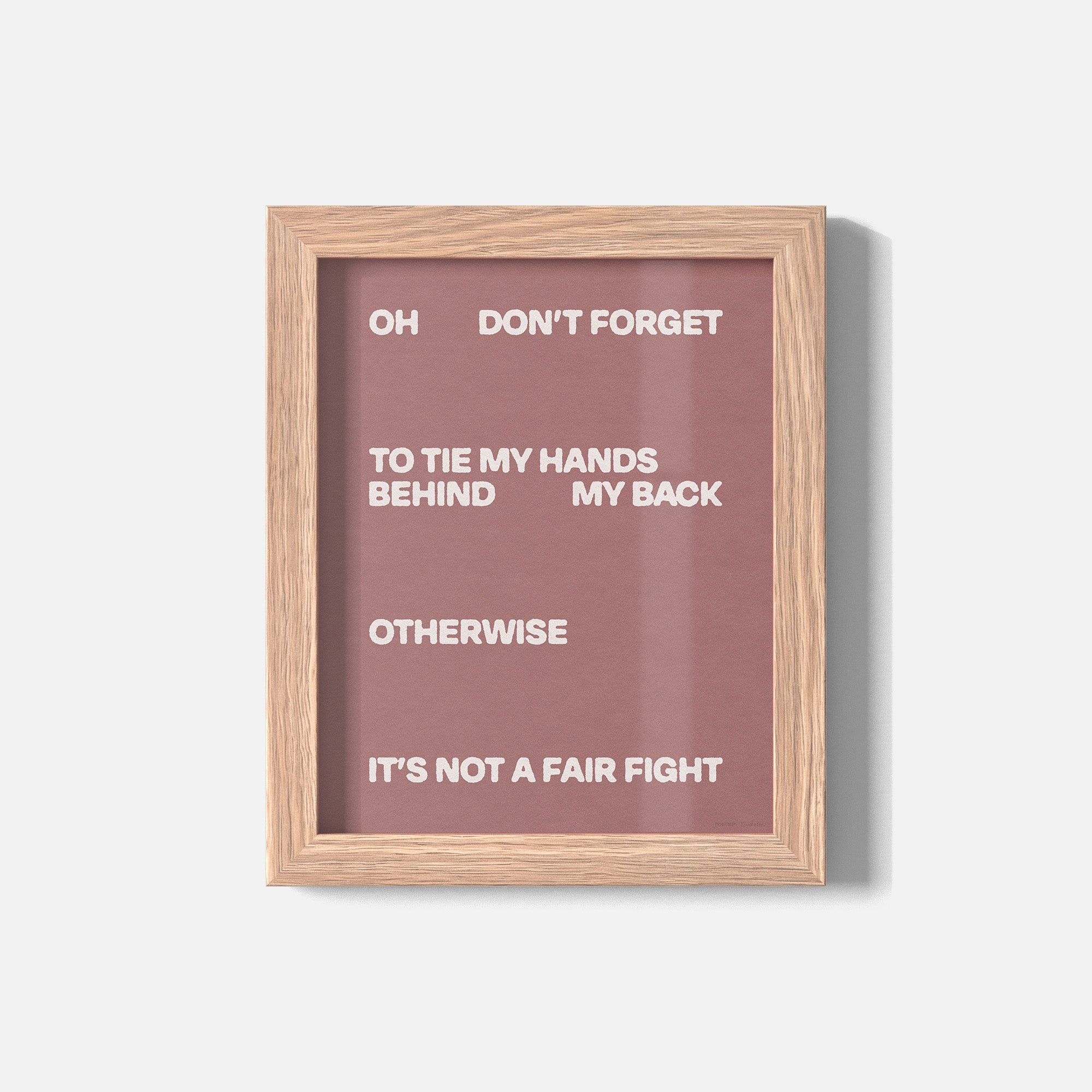 FIGHT PRINT
