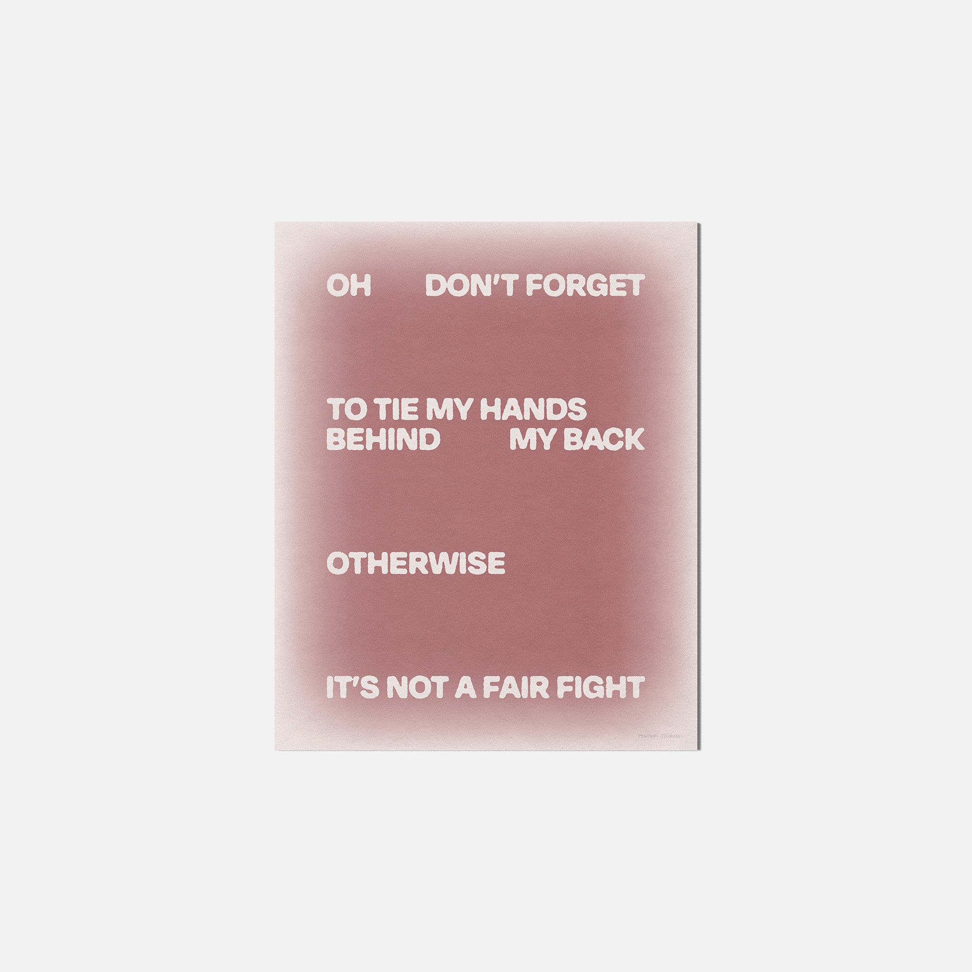 FIGHT PRINT