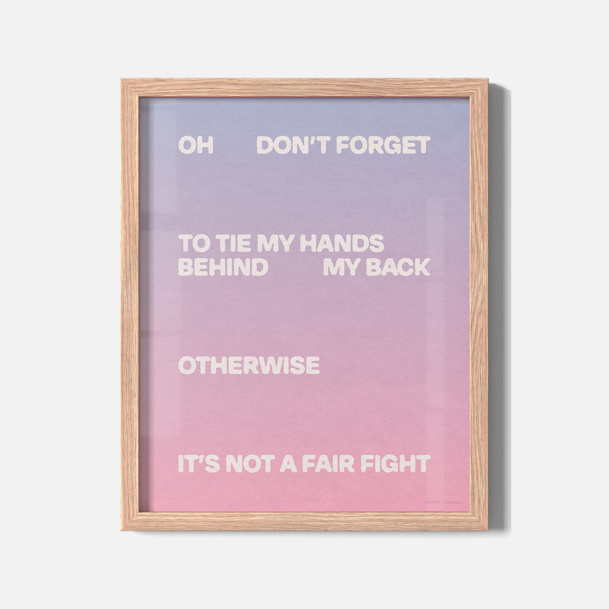 FIGHT PRINT