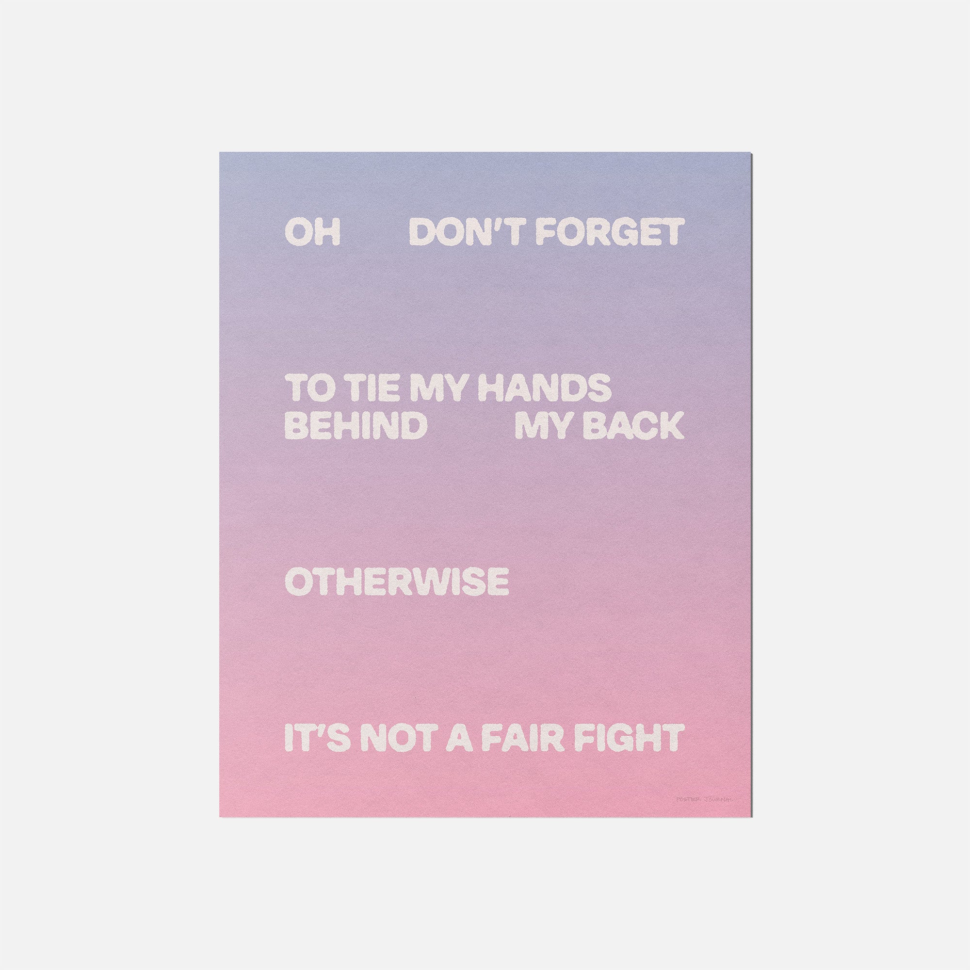 FIGHT PRINT