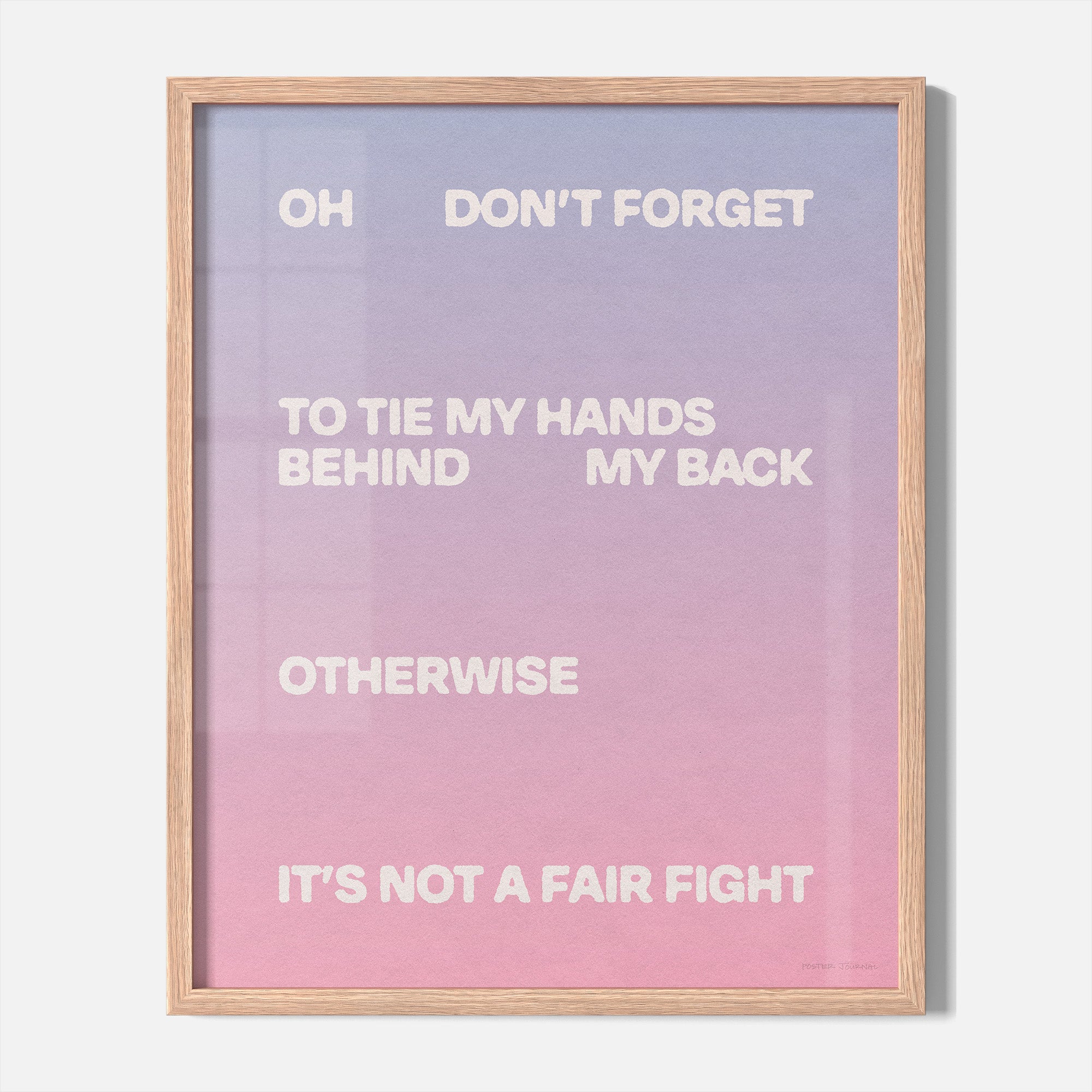 FIGHT PRINT