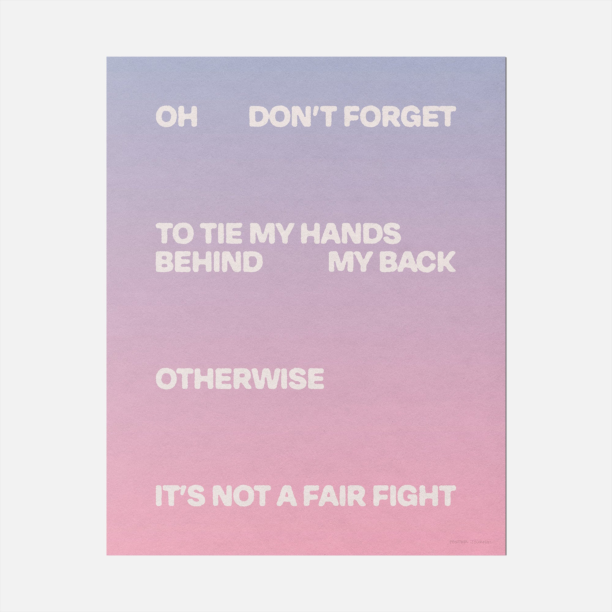 FIGHT PRINT