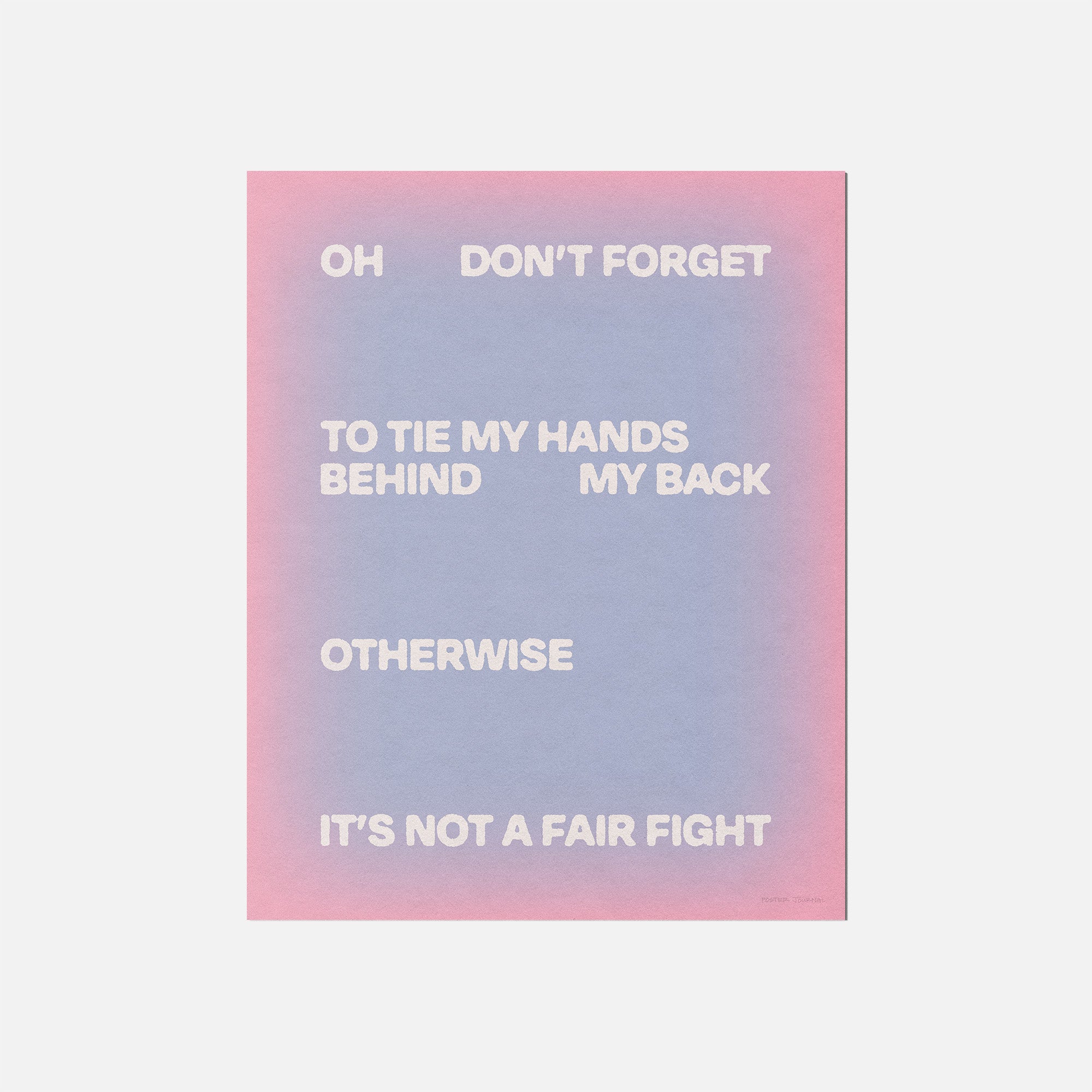 FIGHT PRINT