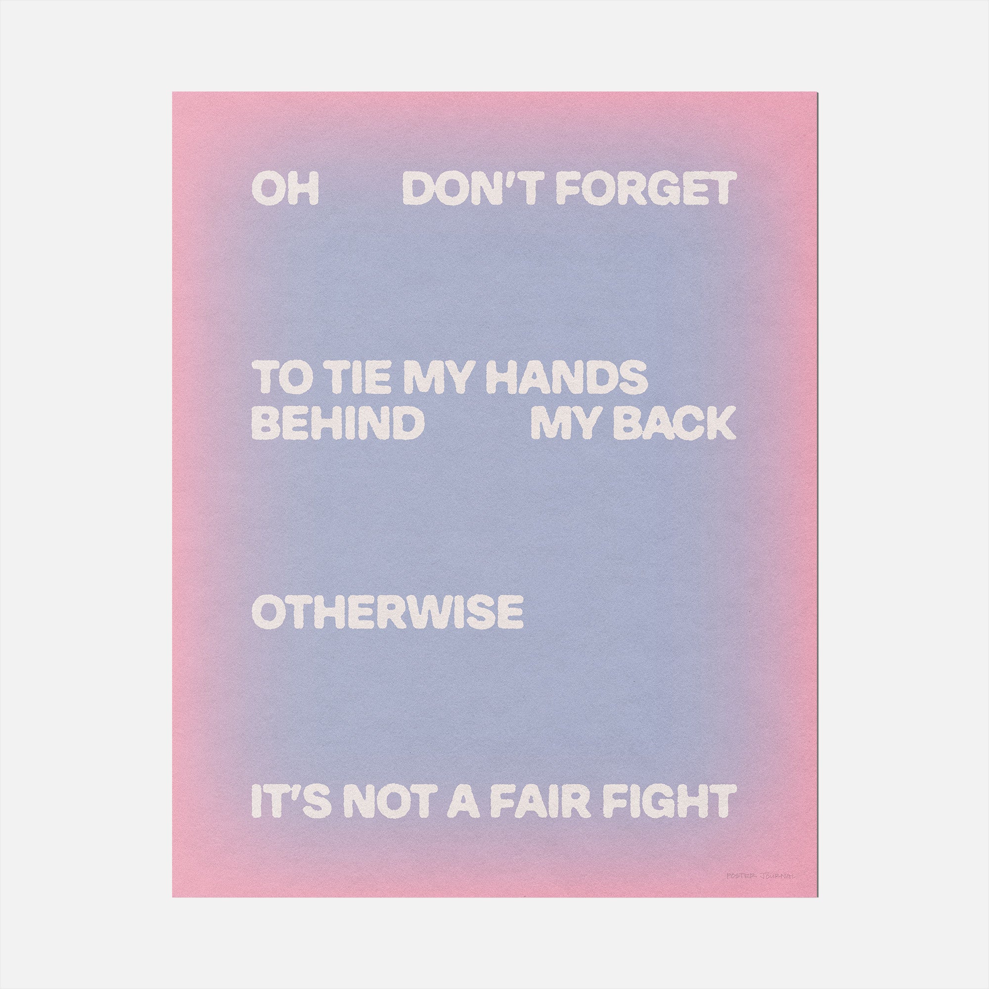 FIGHT PRINT
