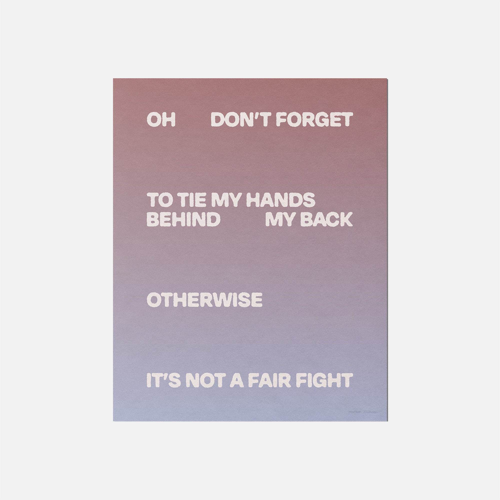 FIGHT PRINT