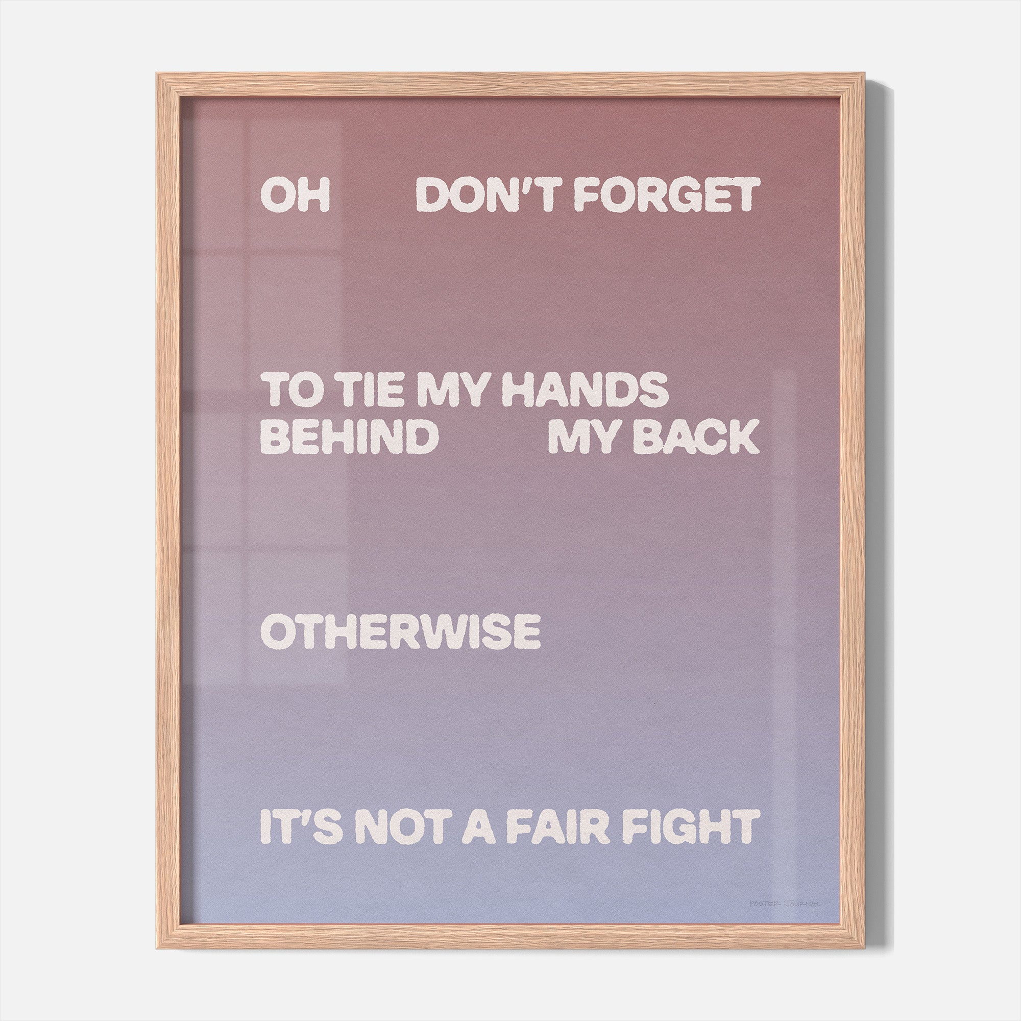 FIGHT PRINT
