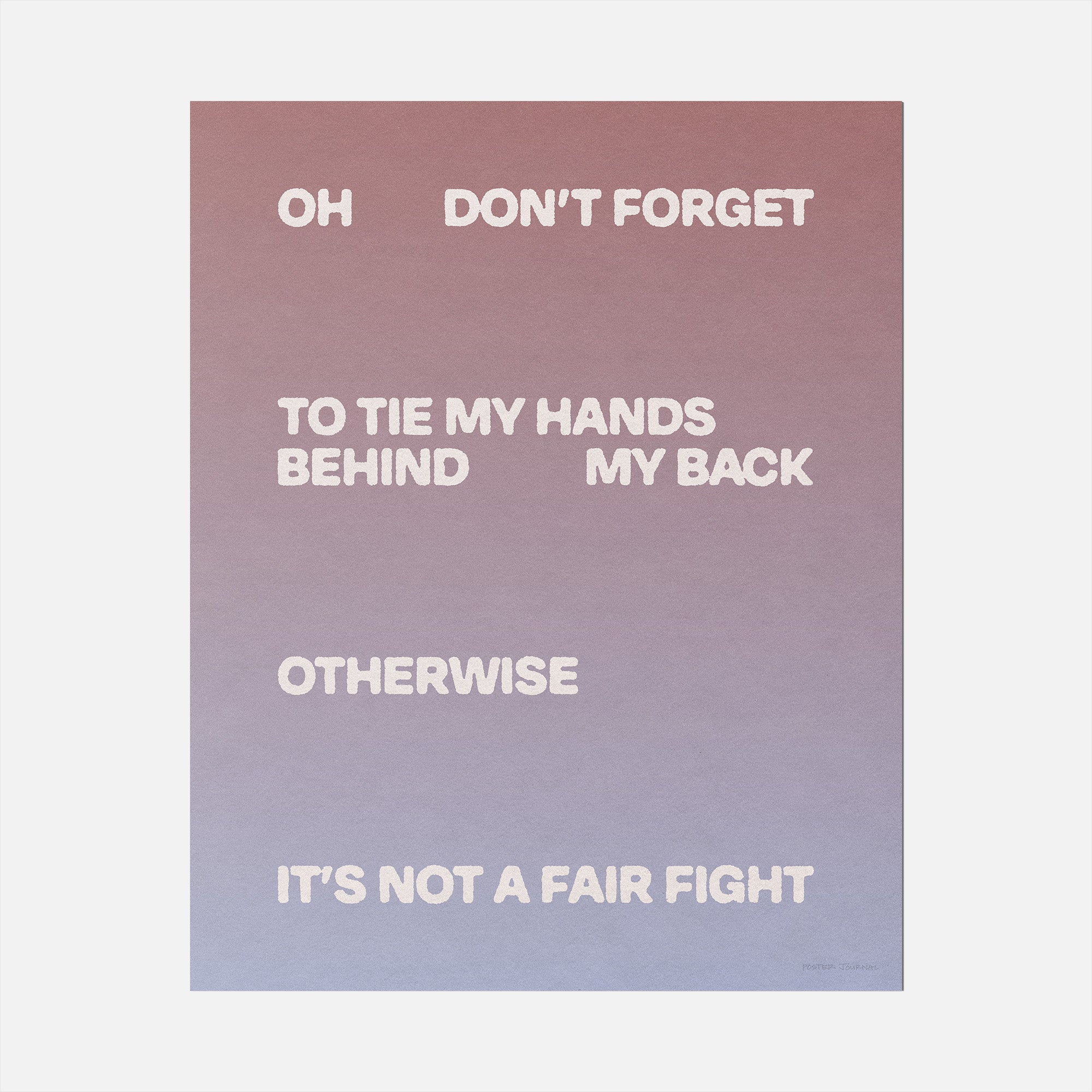 FIGHT PRINT