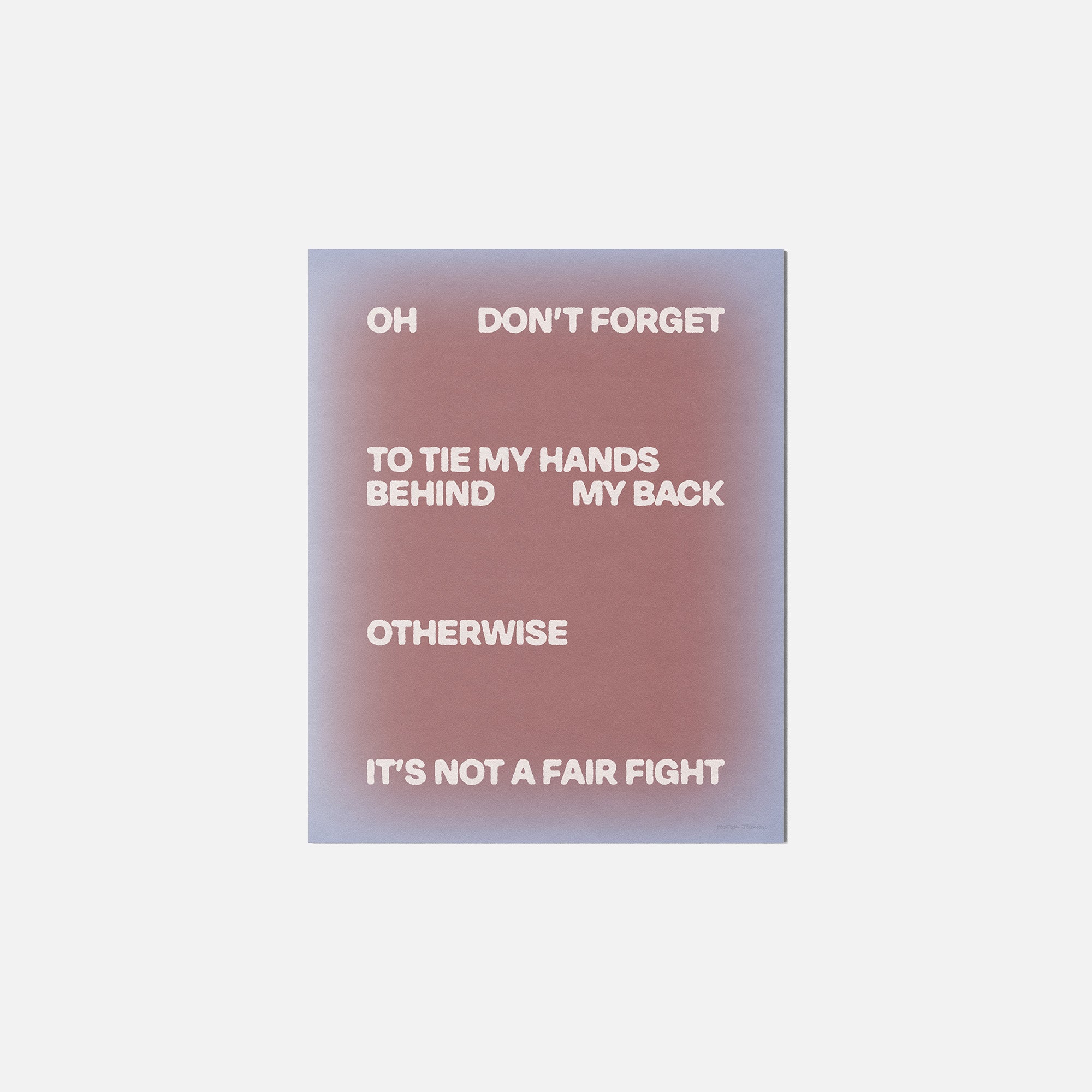 FIGHT PRINT