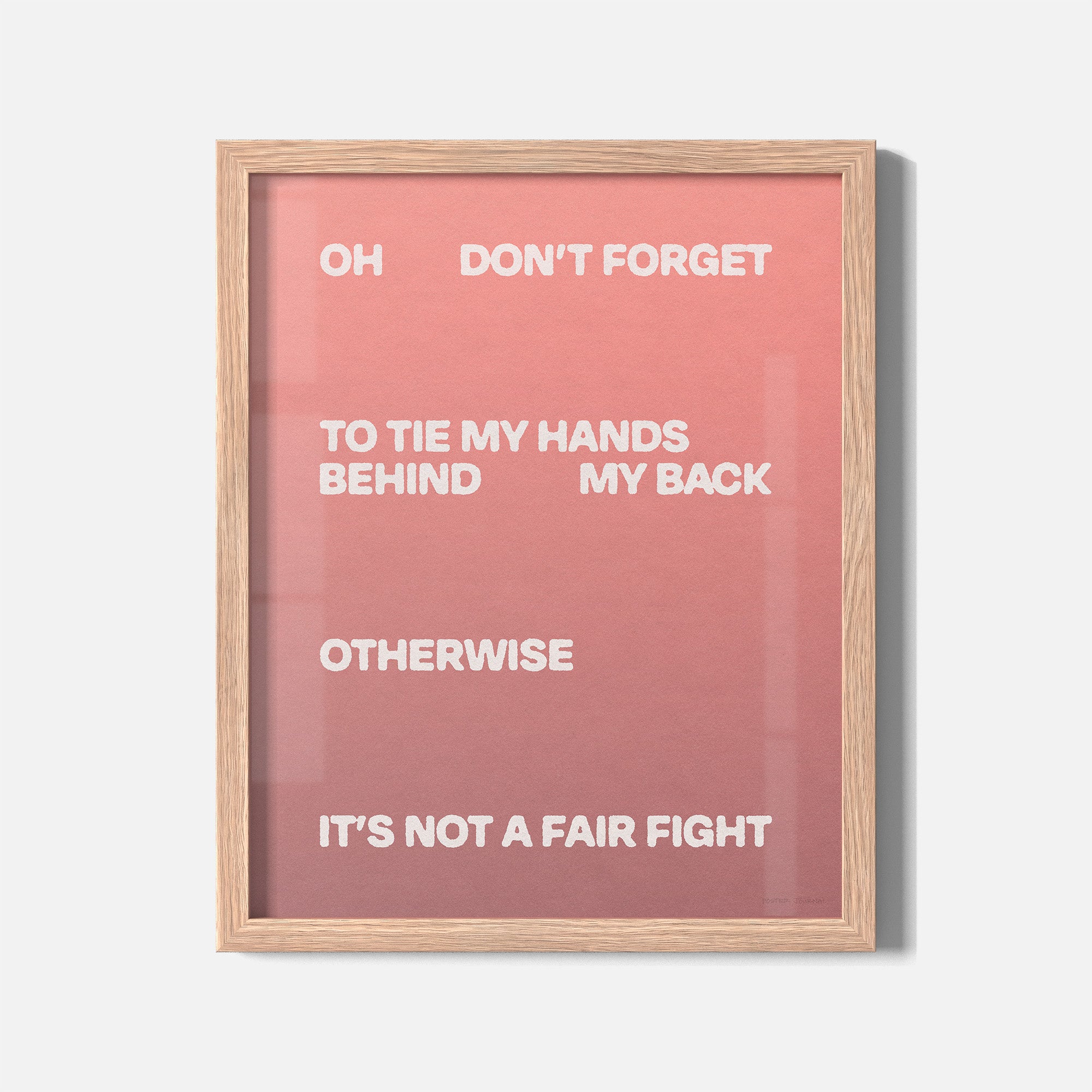 FIGHT PRINT