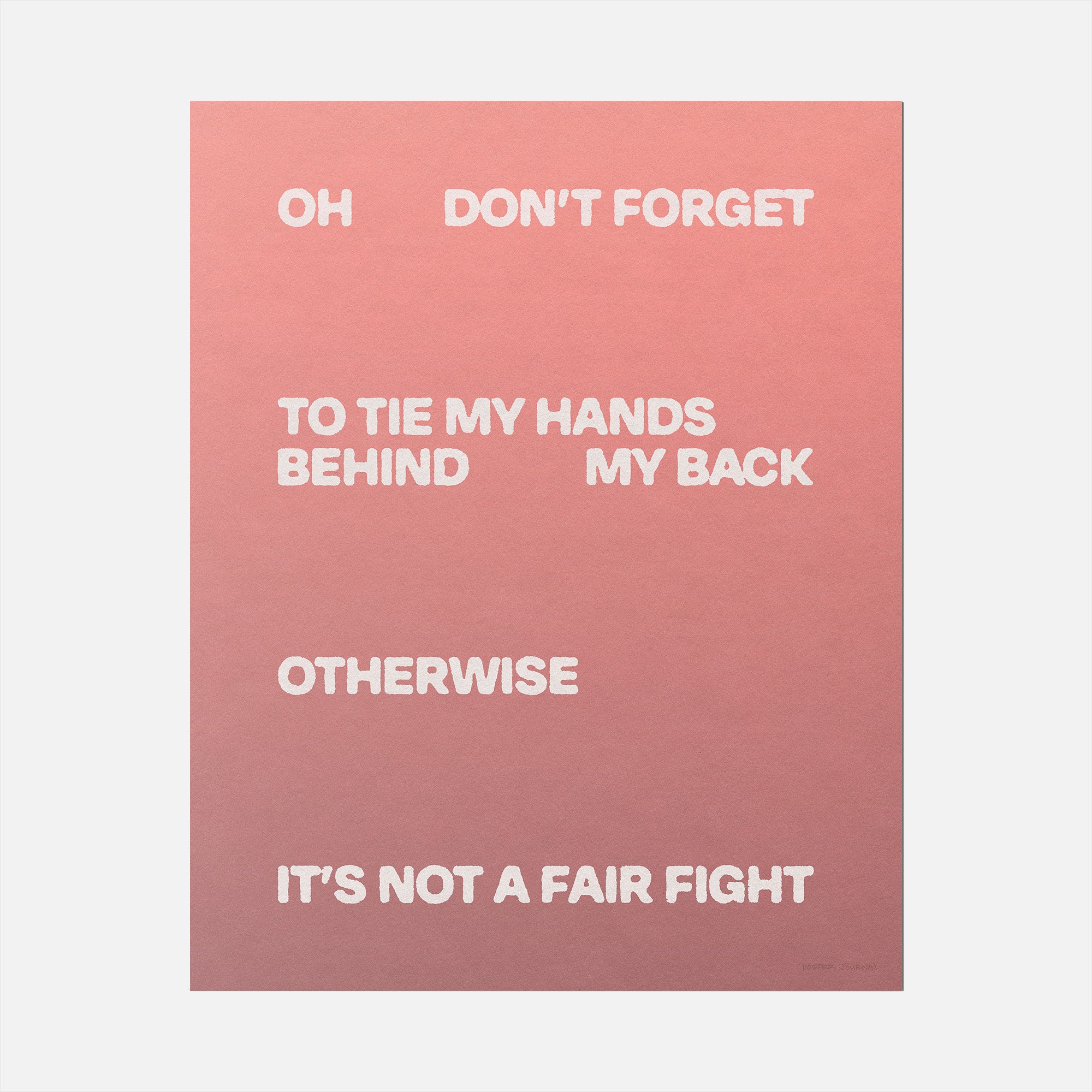 FIGHT PRINT