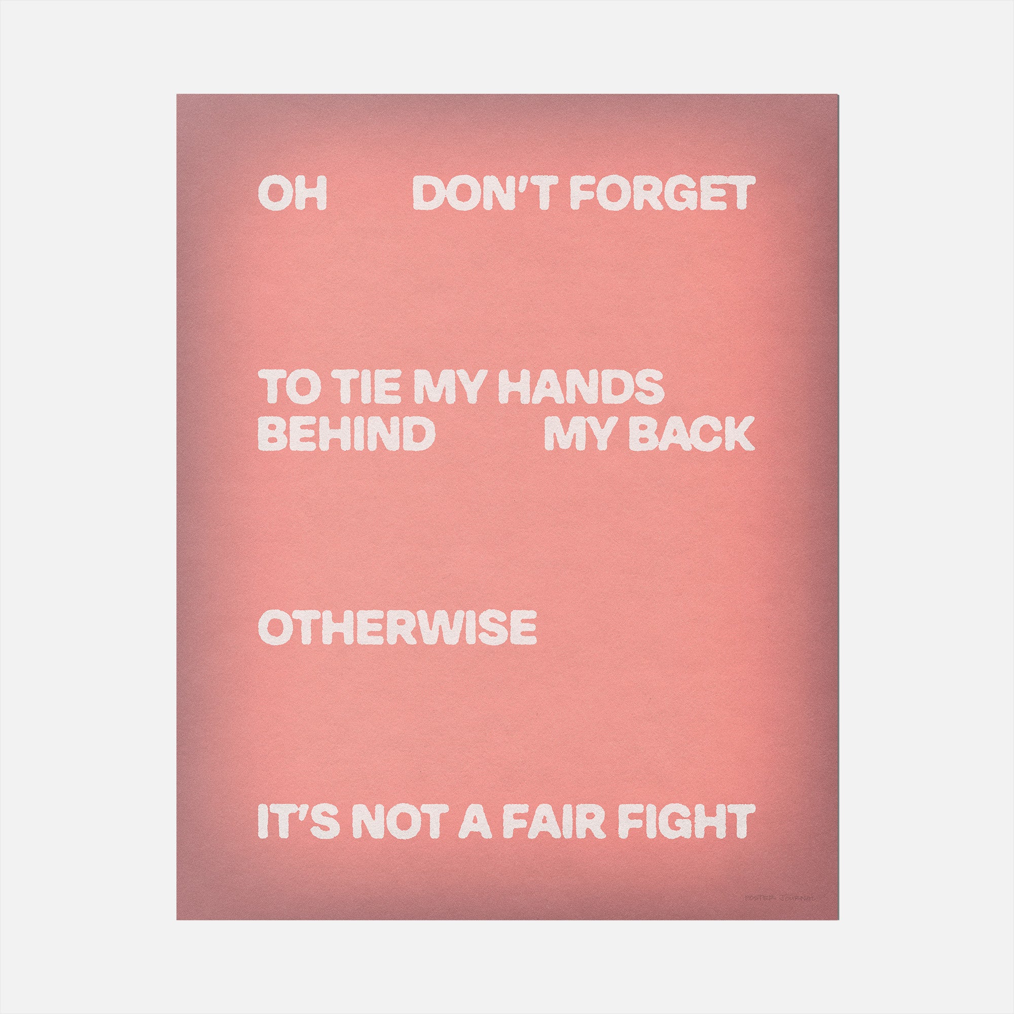 FIGHT PRINT