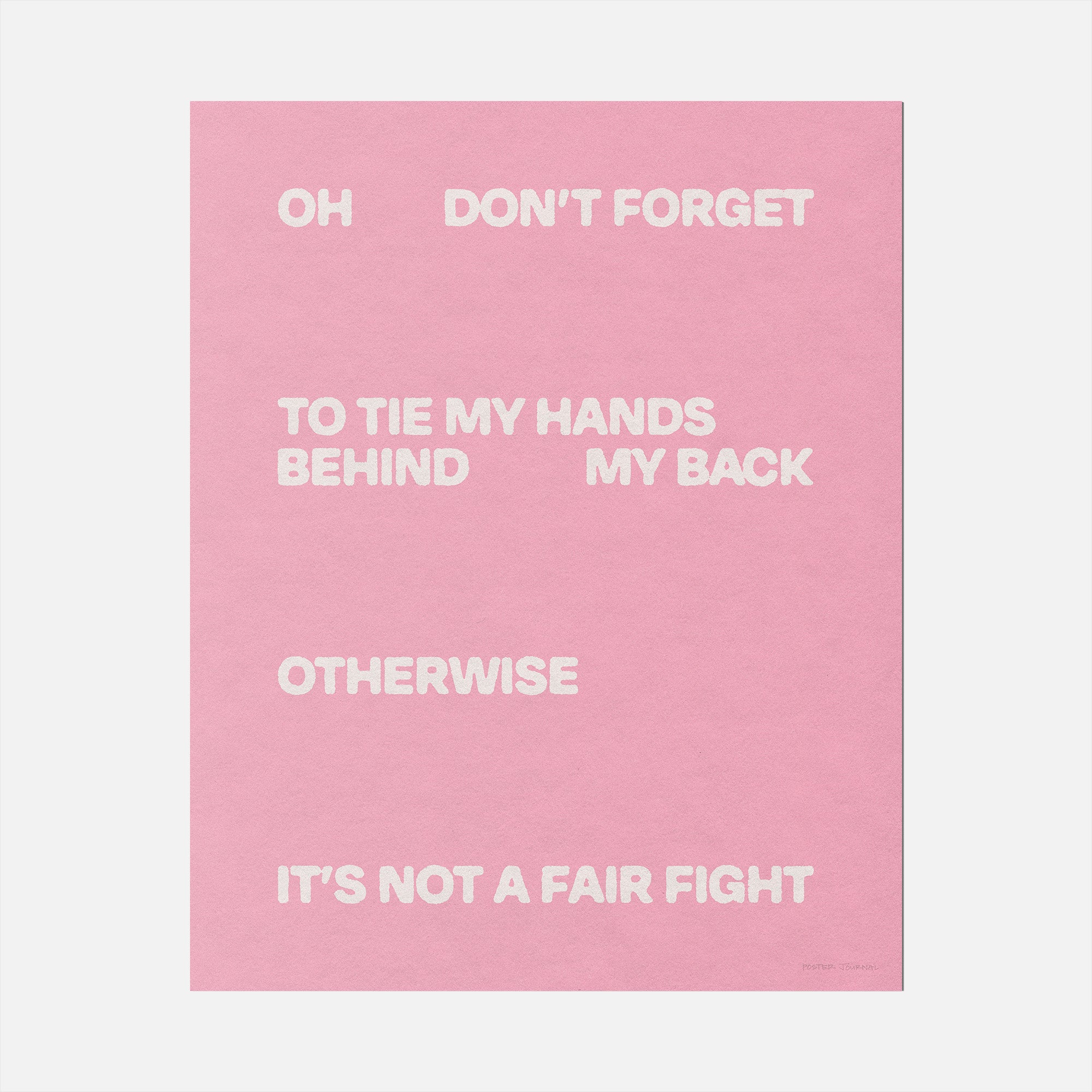 FIGHT PRINT