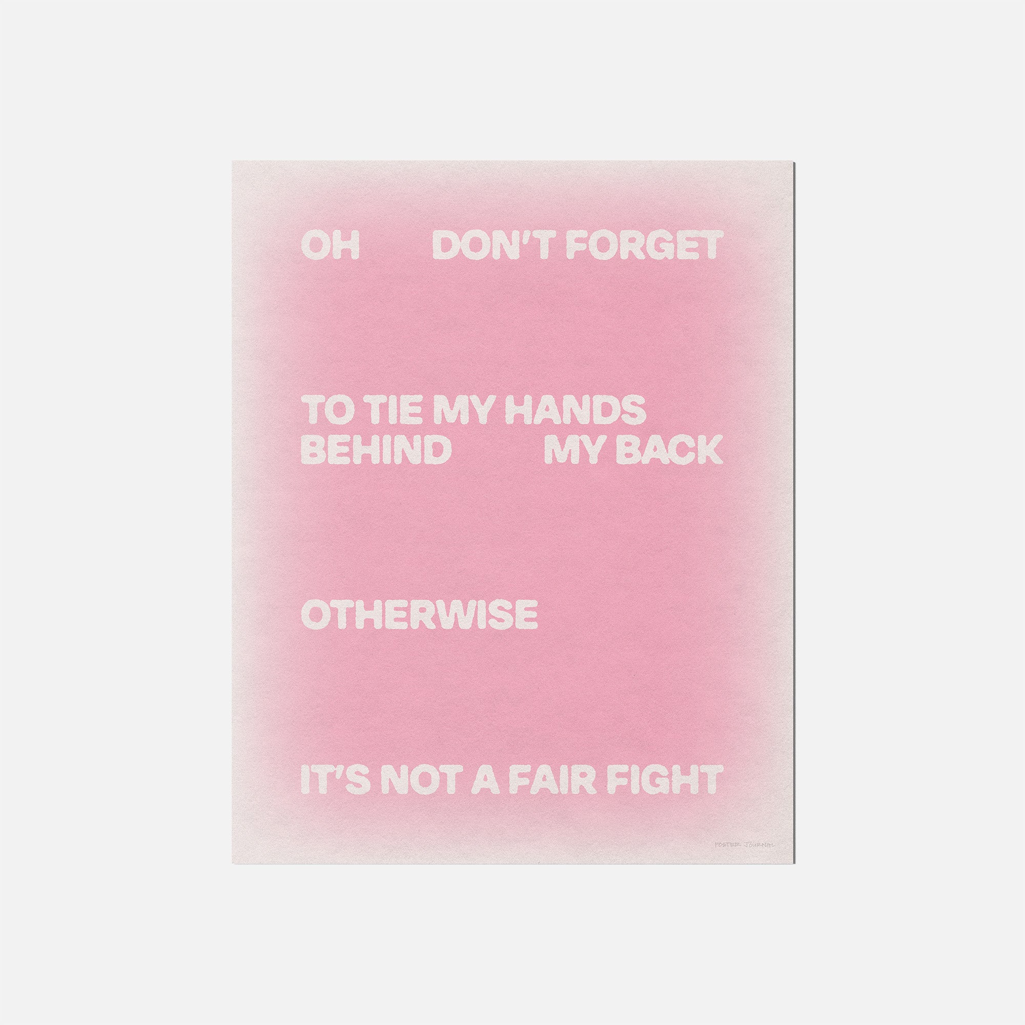 FIGHT PRINT