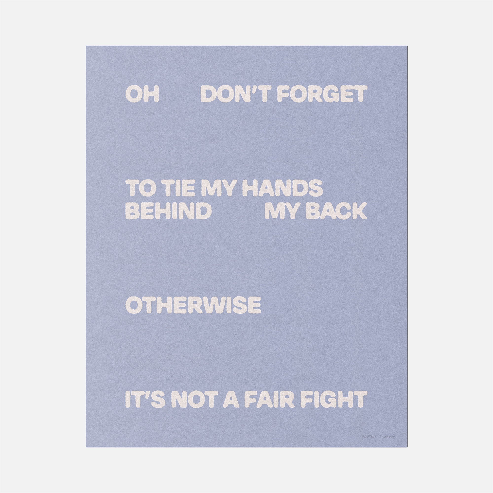FIGHT PRINT
