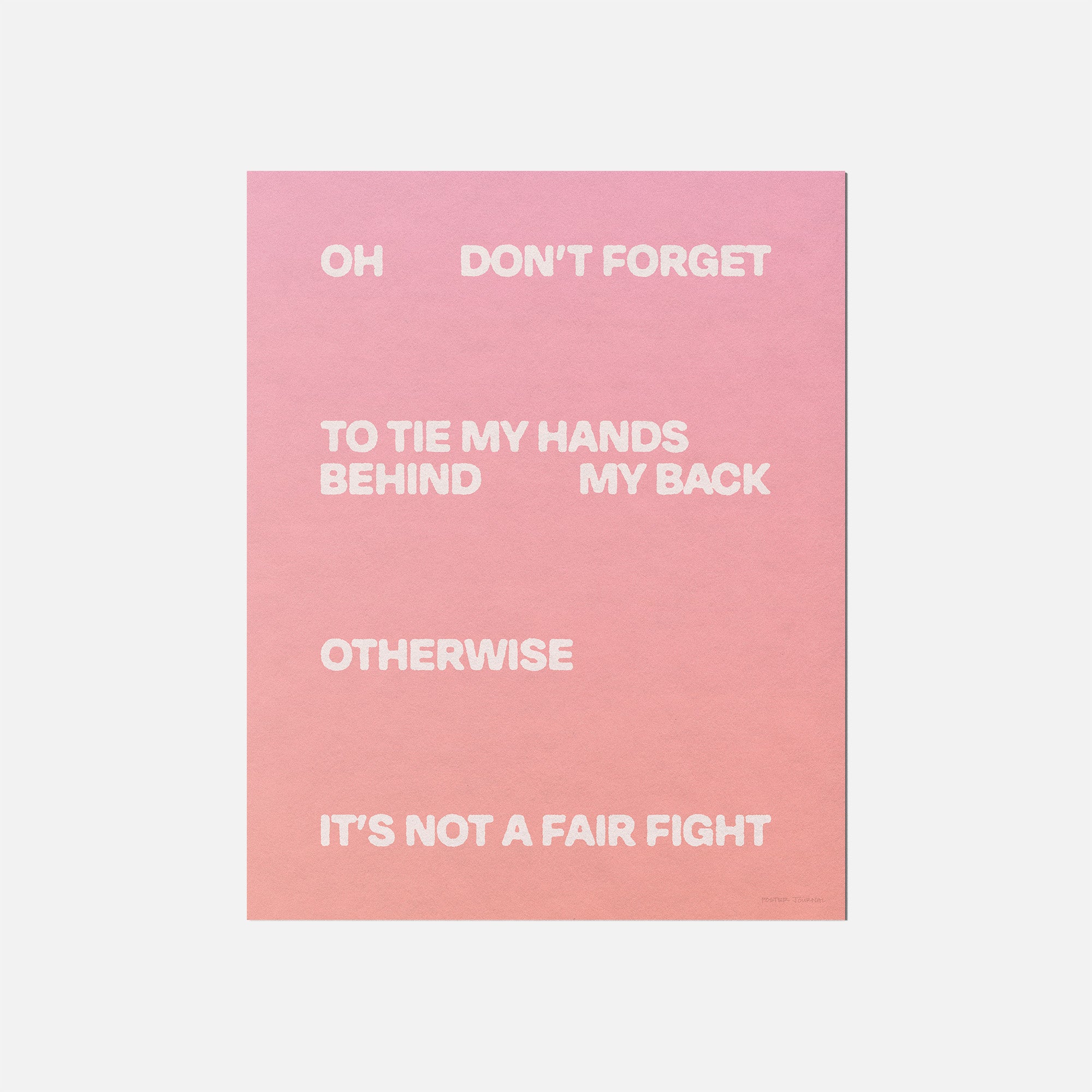 FIGHT PRINT