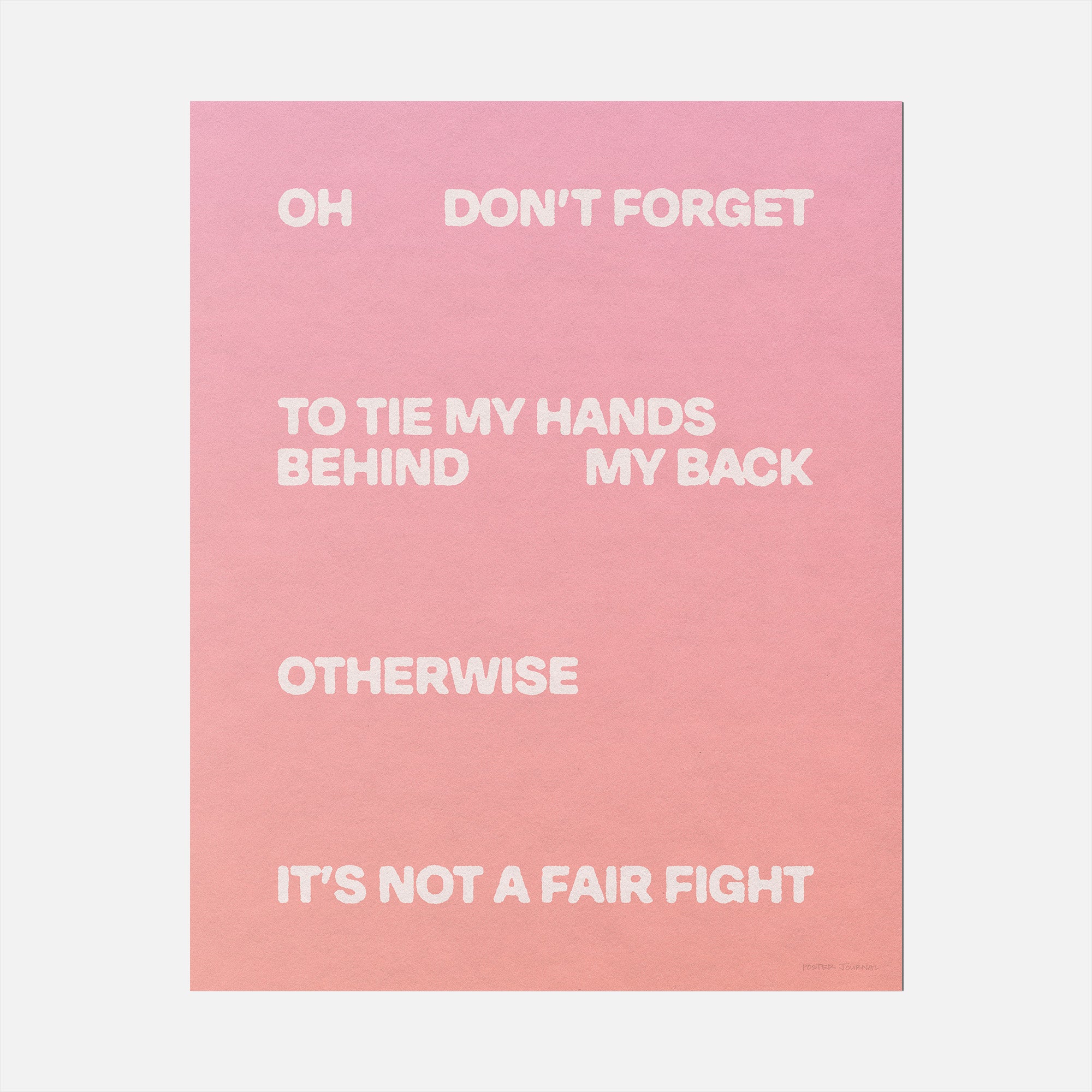 FIGHT PRINT