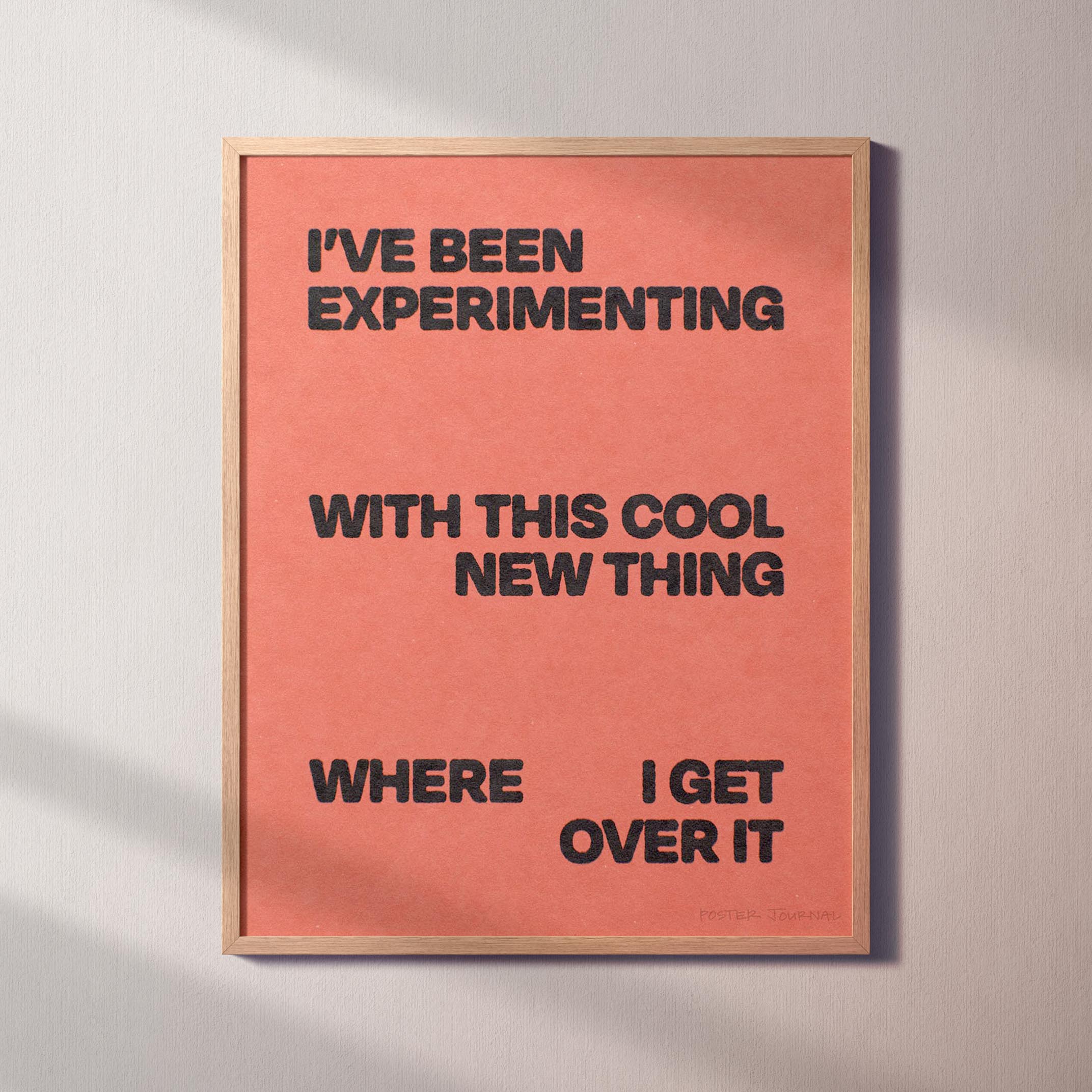 EXPERIMENTING PRINT