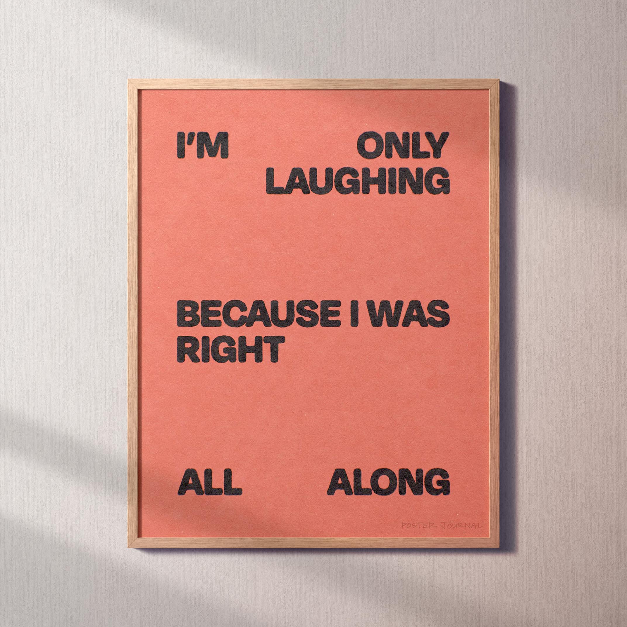 LAUGHING PRINT