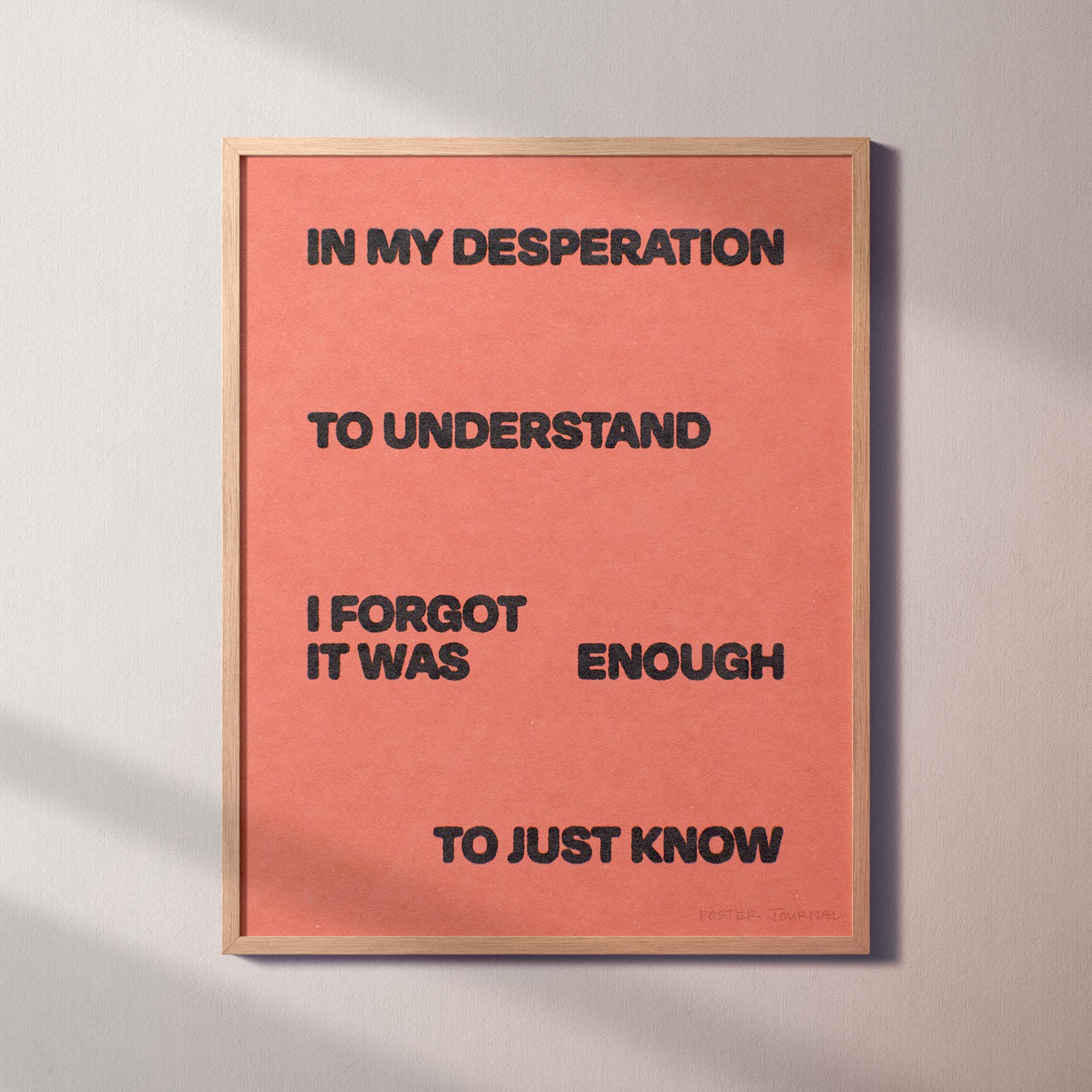 DESPERATION PRINT