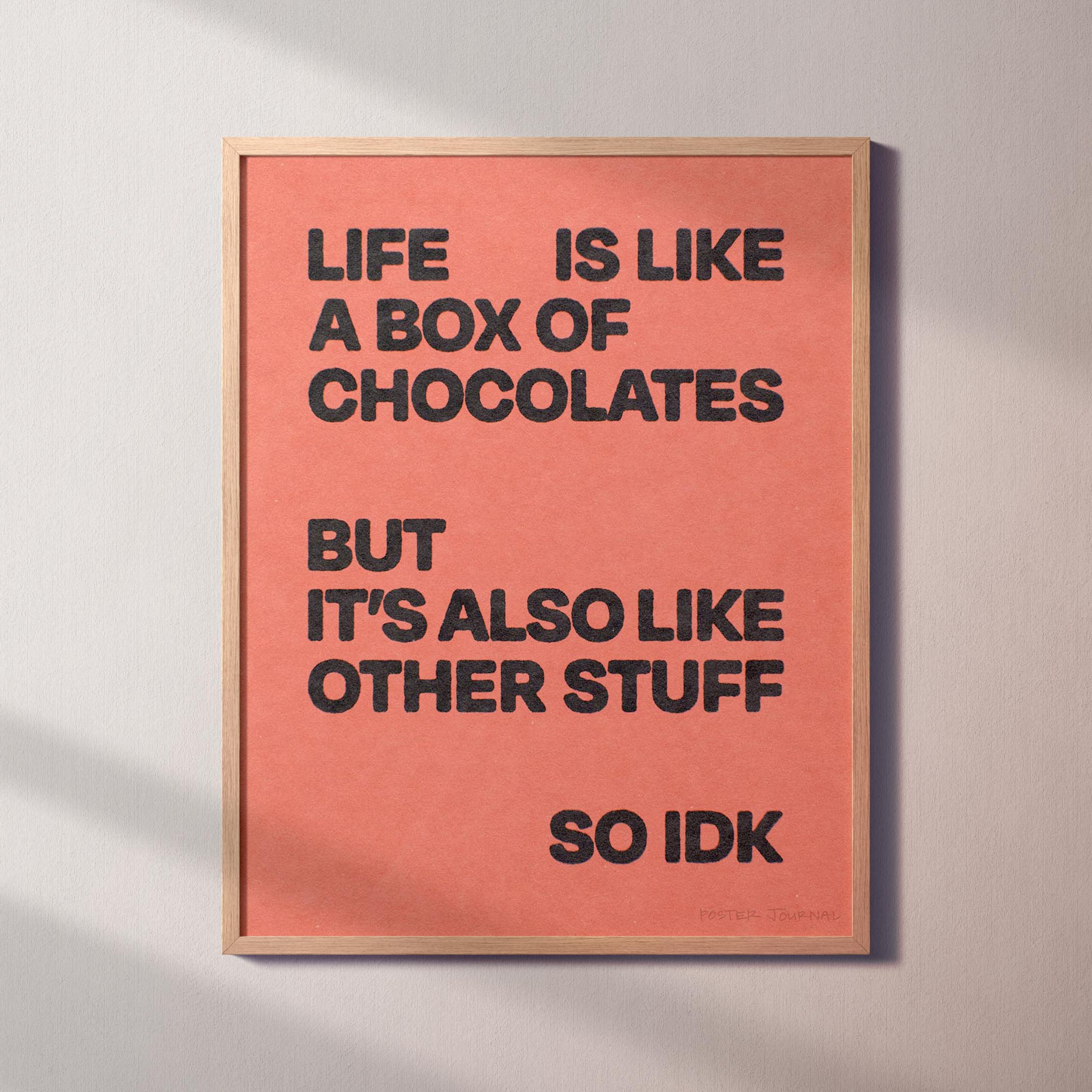 CHOCOLATES PRINT