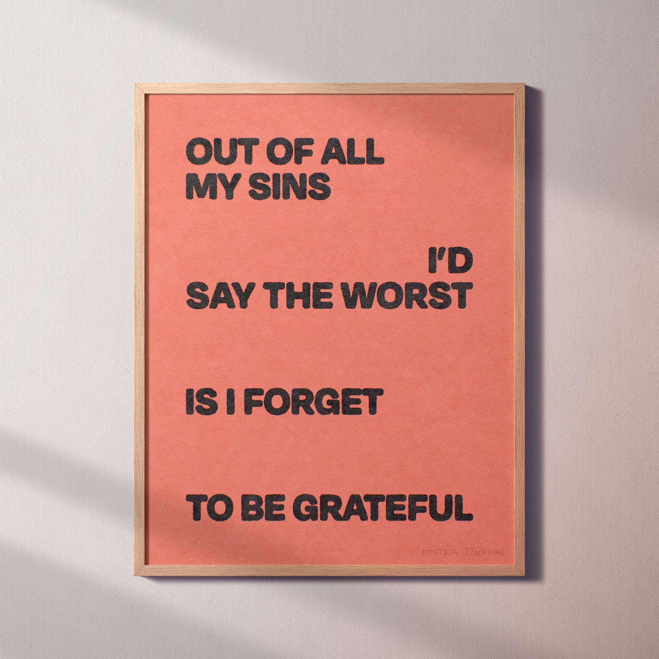 GRATEFUL PRINT