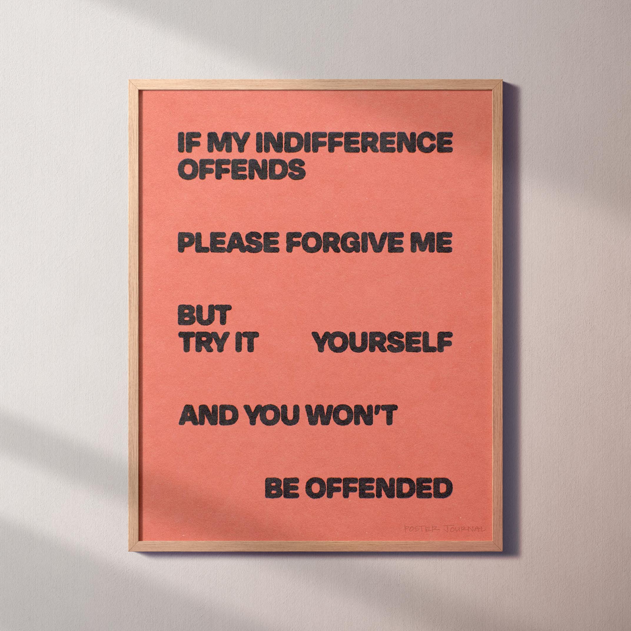 INDIFFERENCE PRINT