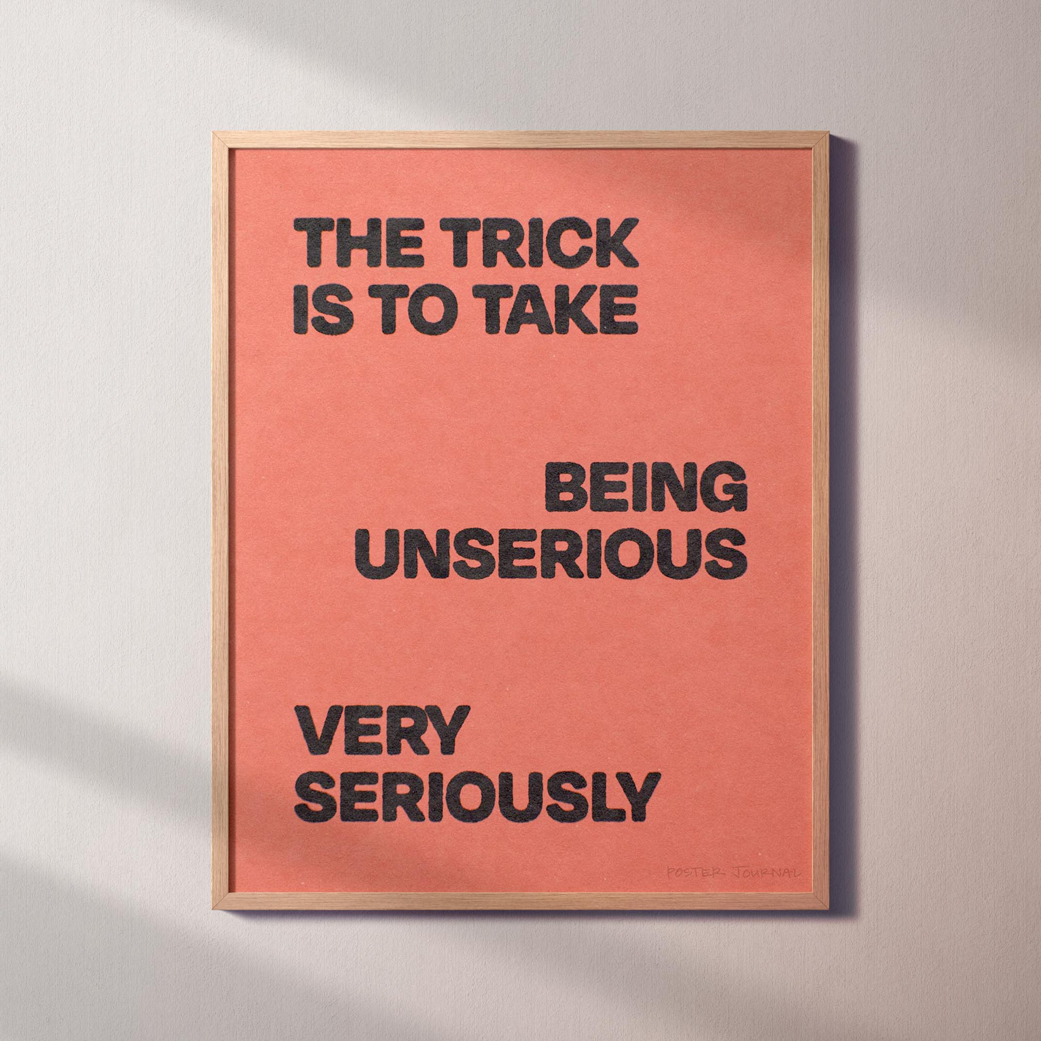 UNSERIOUS PRINT