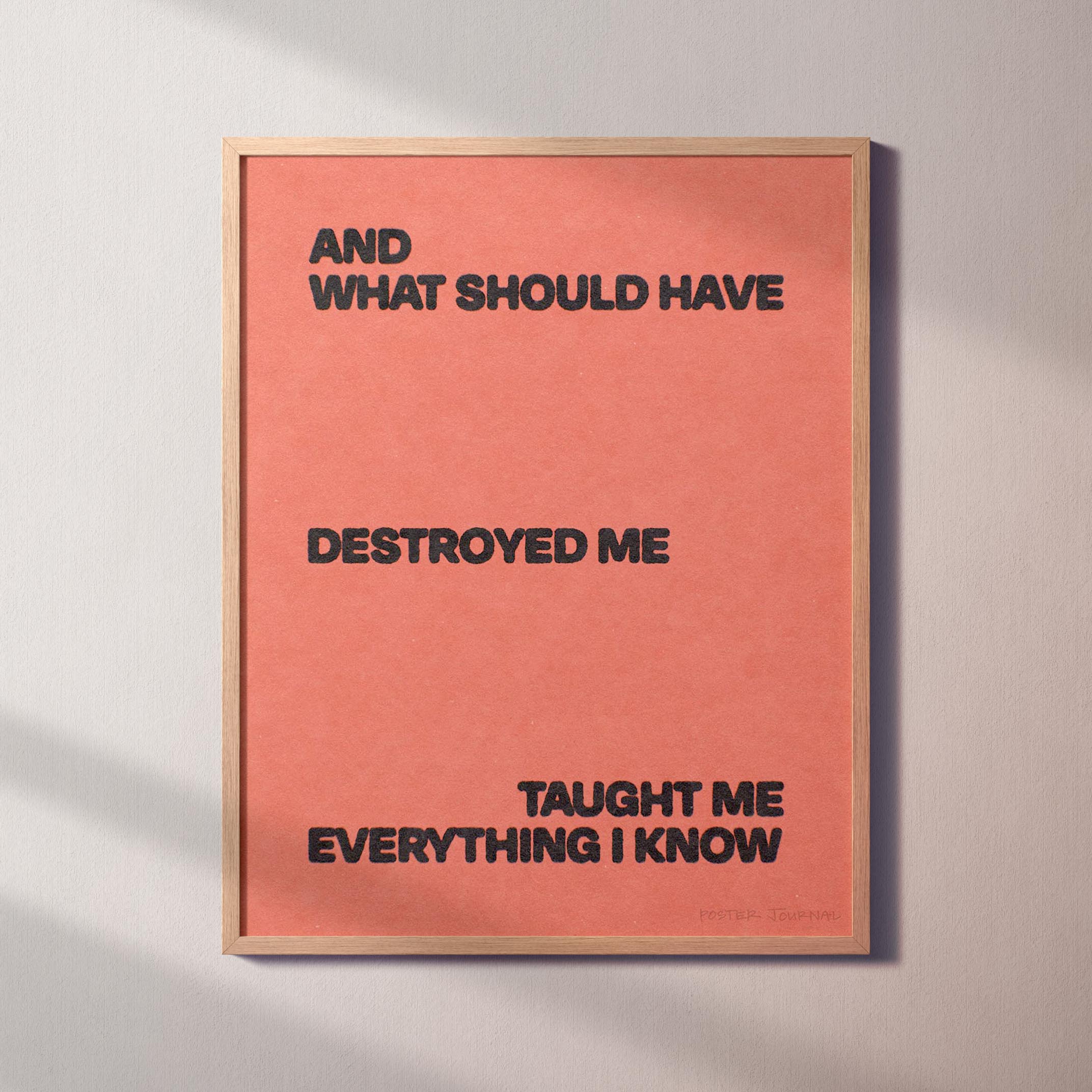 DESTROYED PRINT