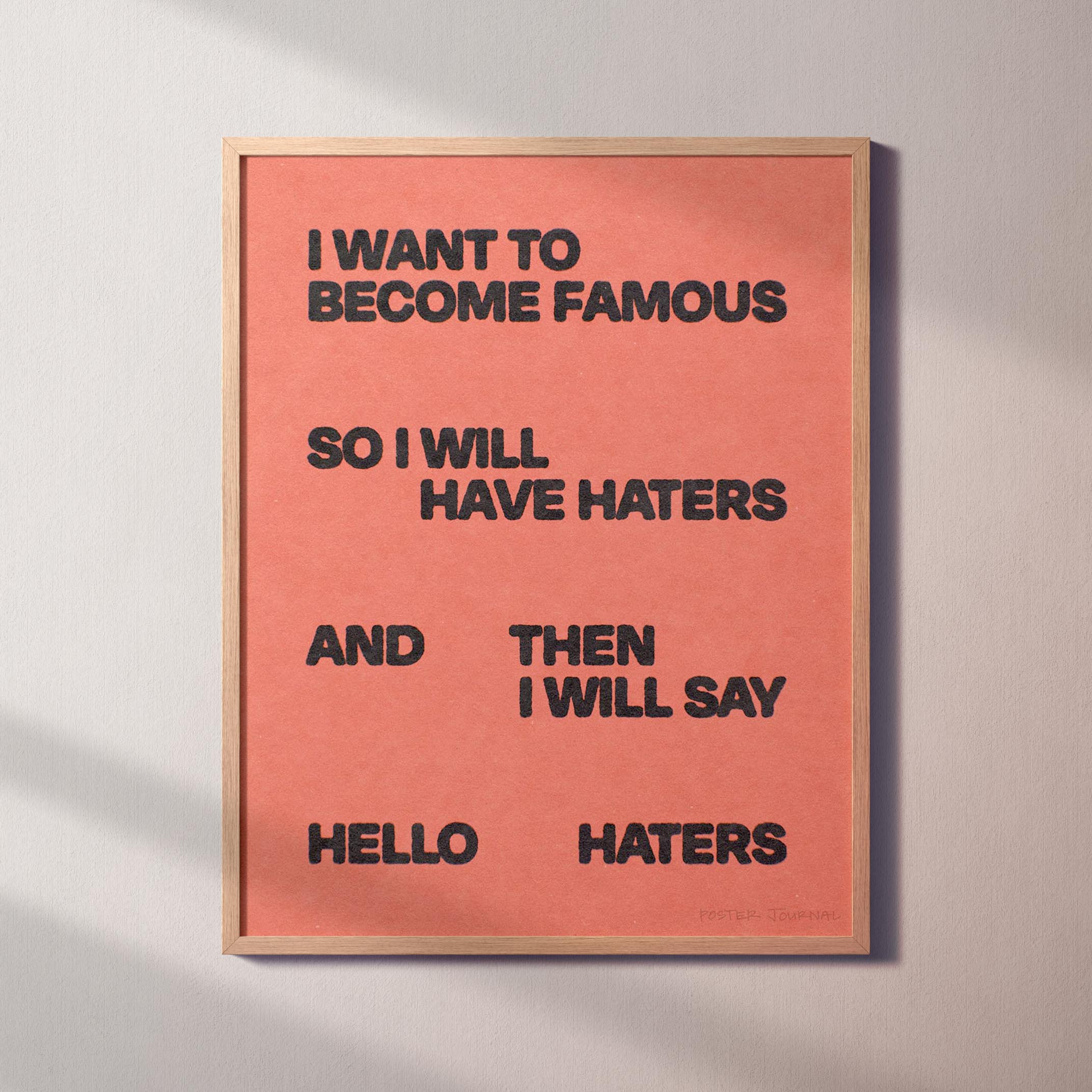 HATERS PRINT