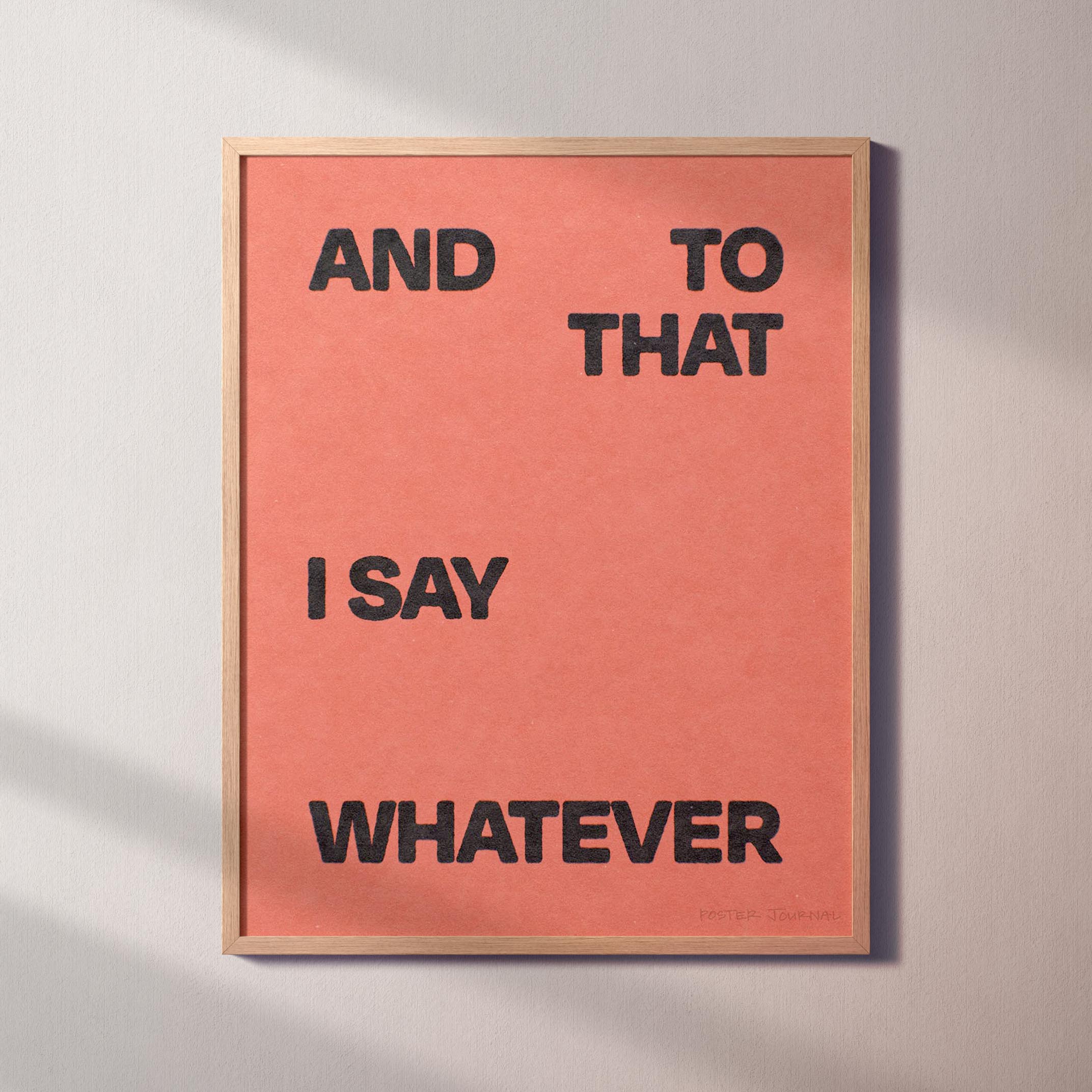 WHATEVER PRINT