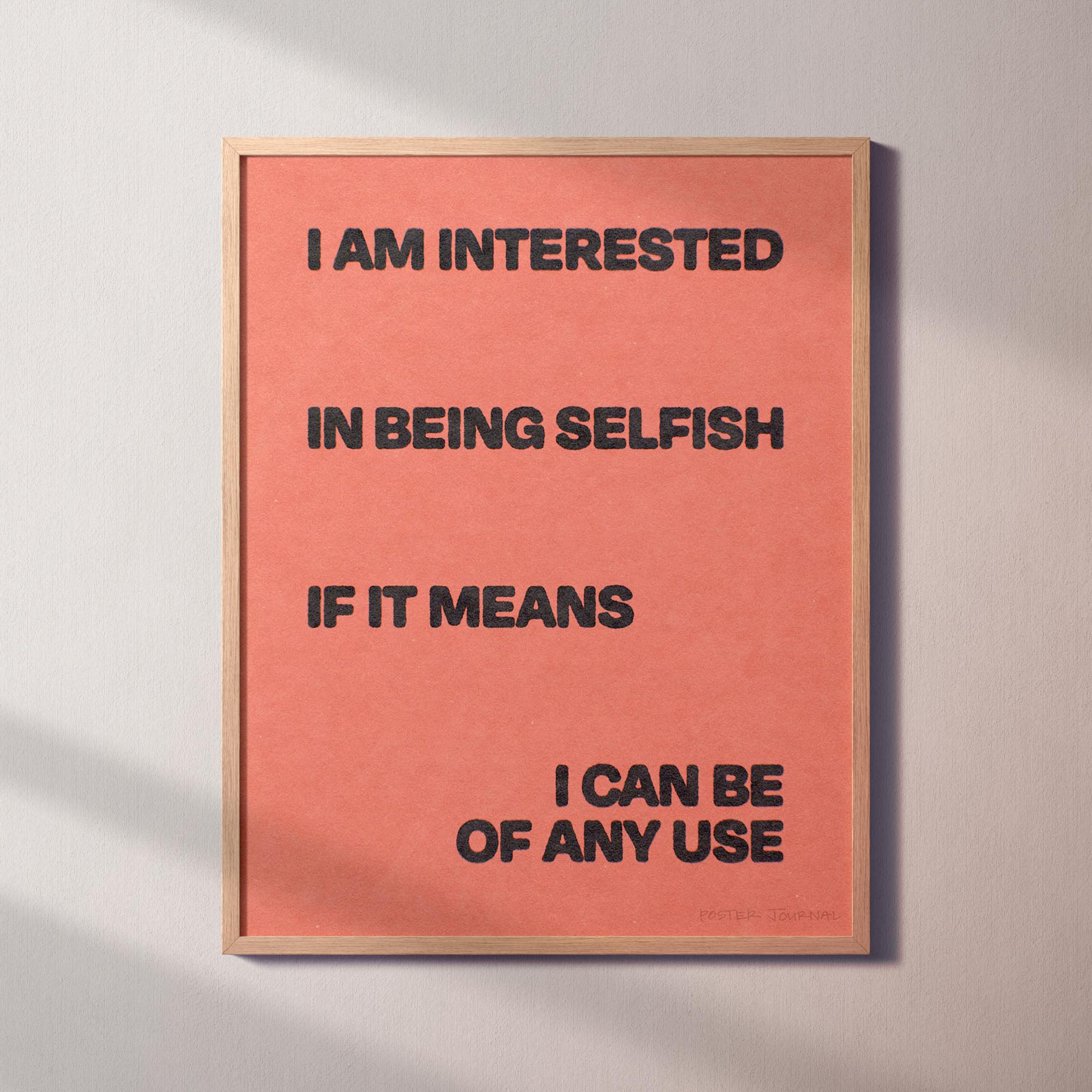 SELFISH PRINT