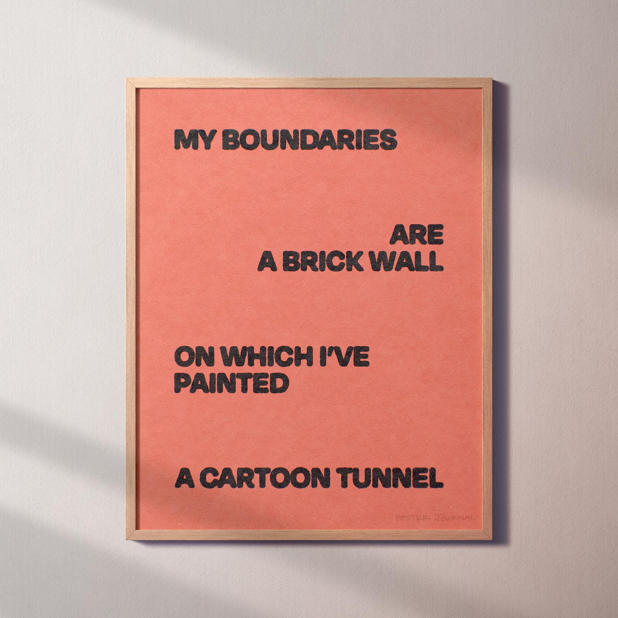 BOUNDARIES PRINT