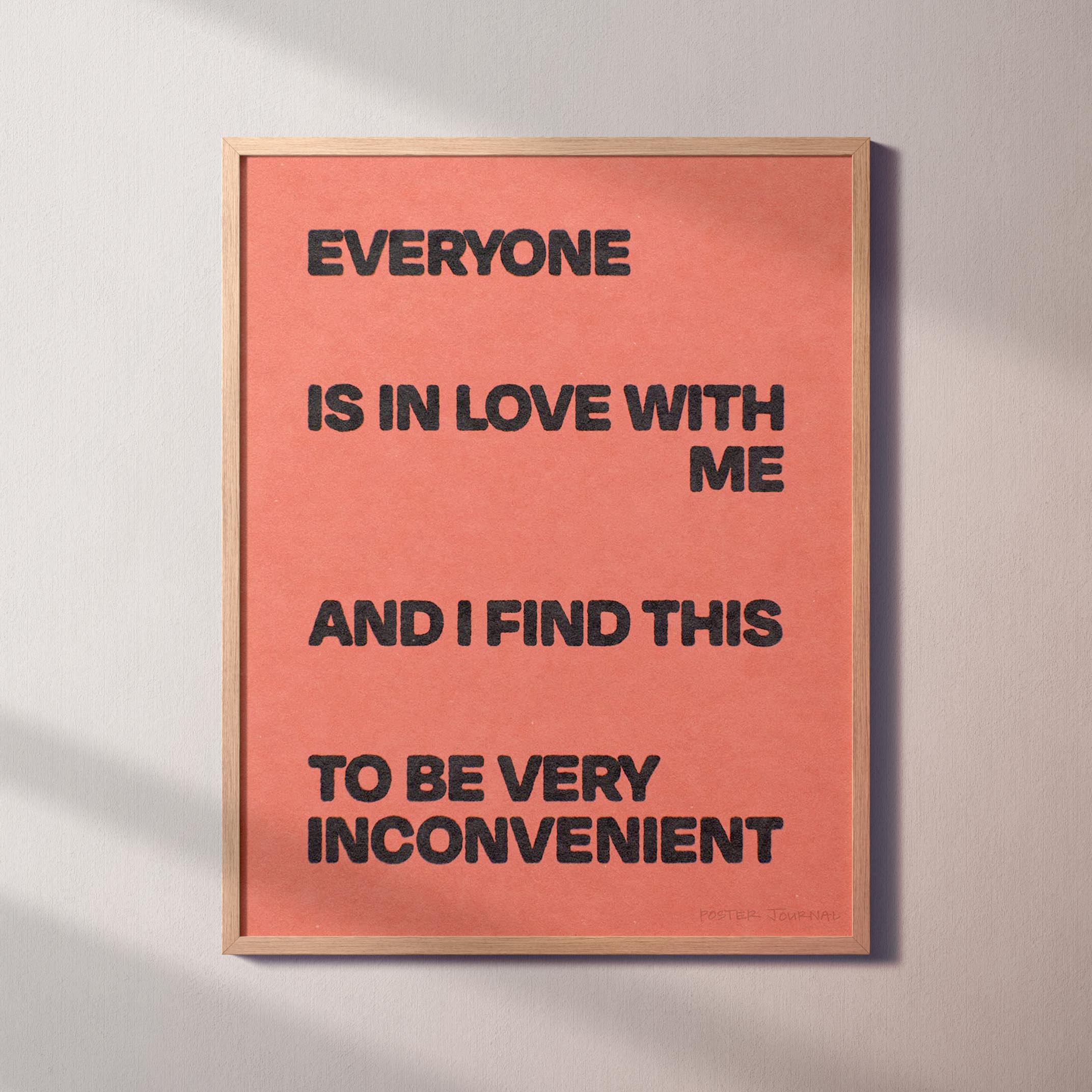 INCONVENIENT PRINT