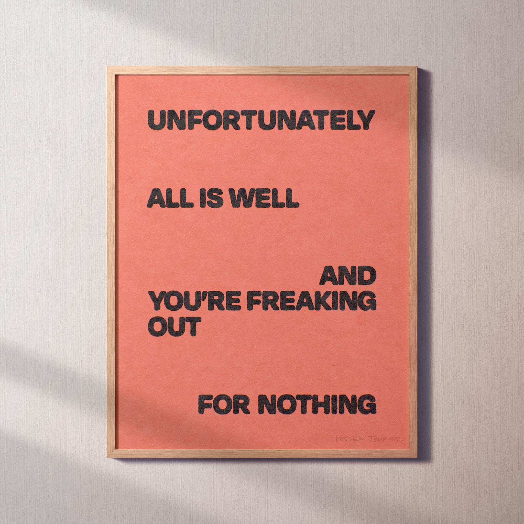 UNFORTUNATELY PRINT