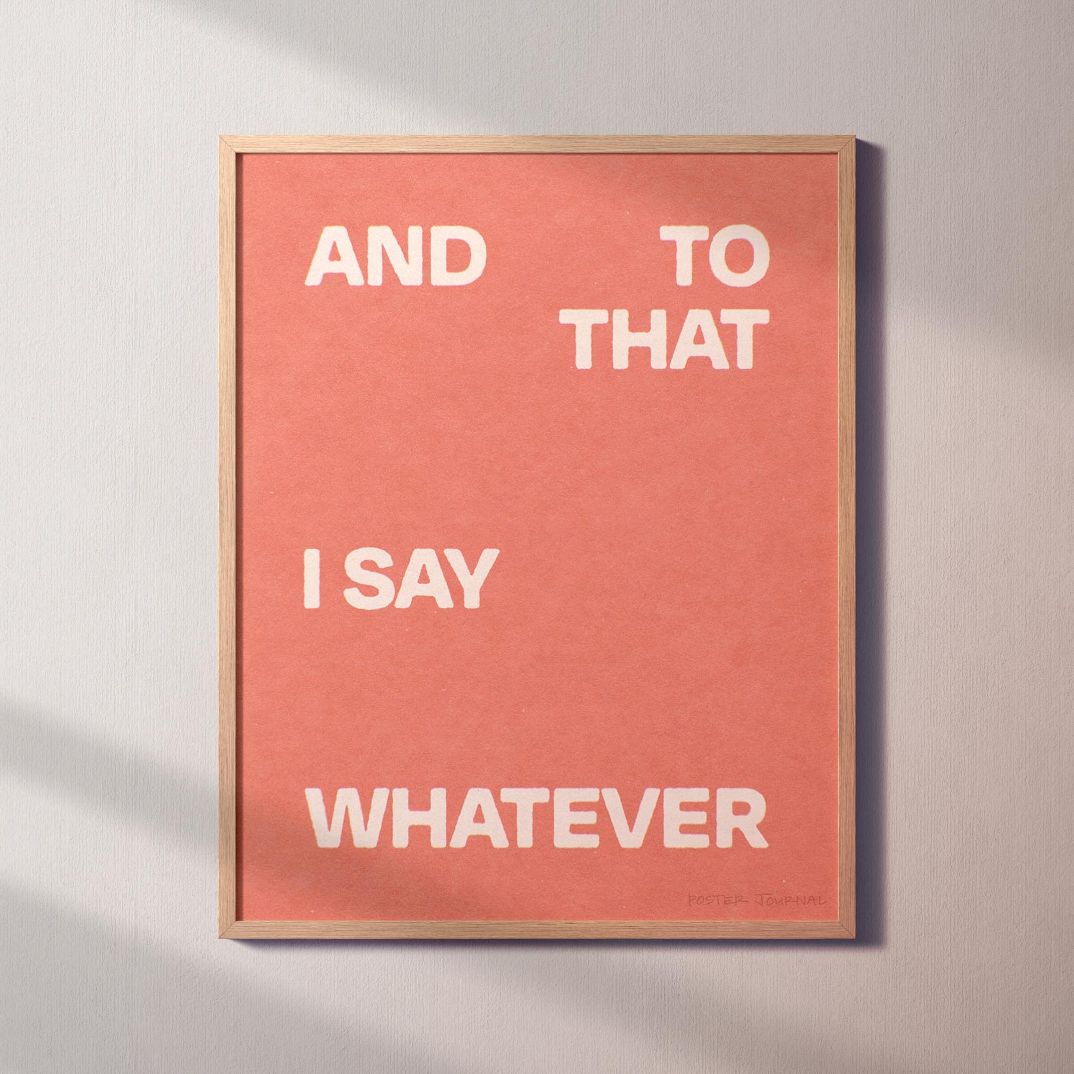 WHATEVER PRINT