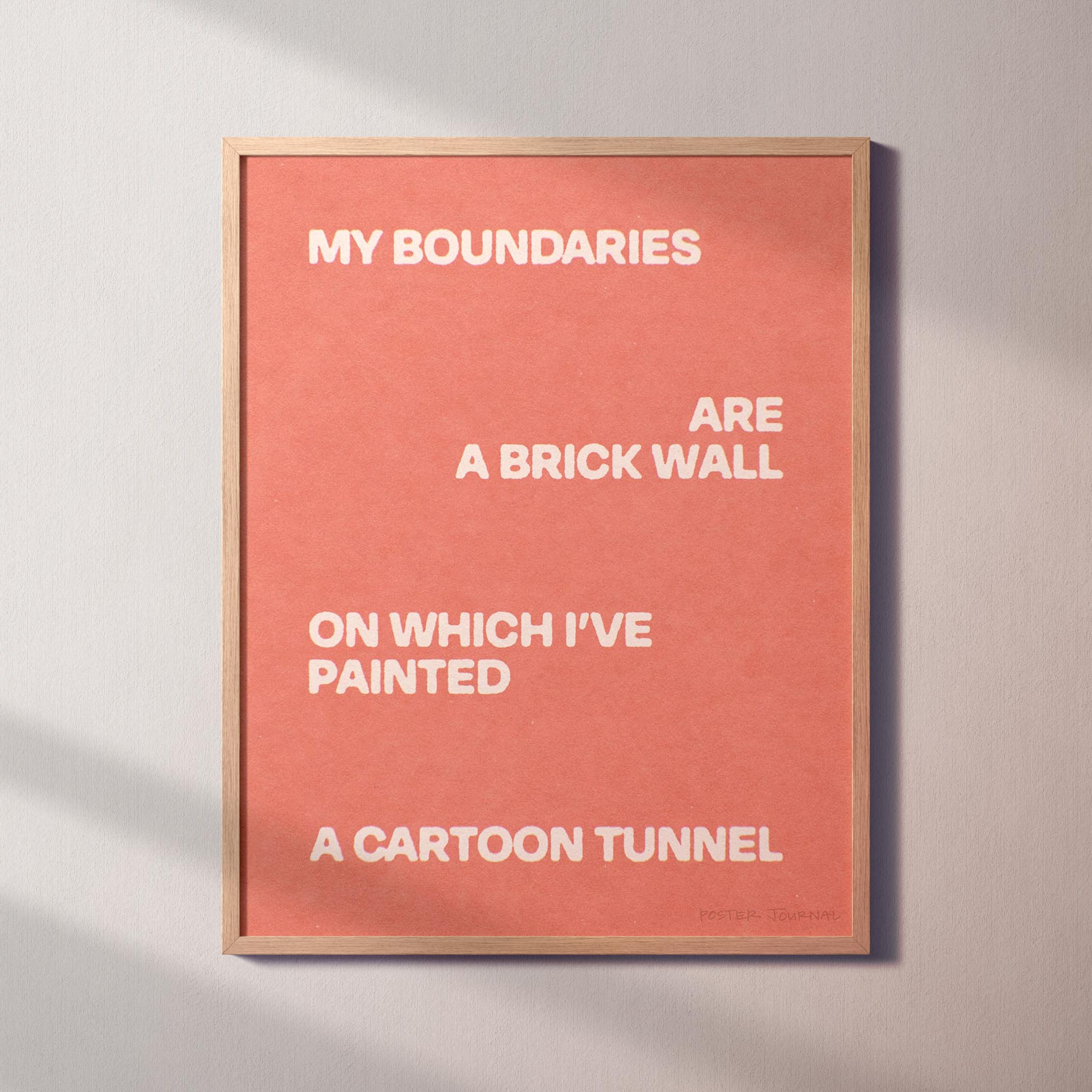 BOUNDARIES PRINT