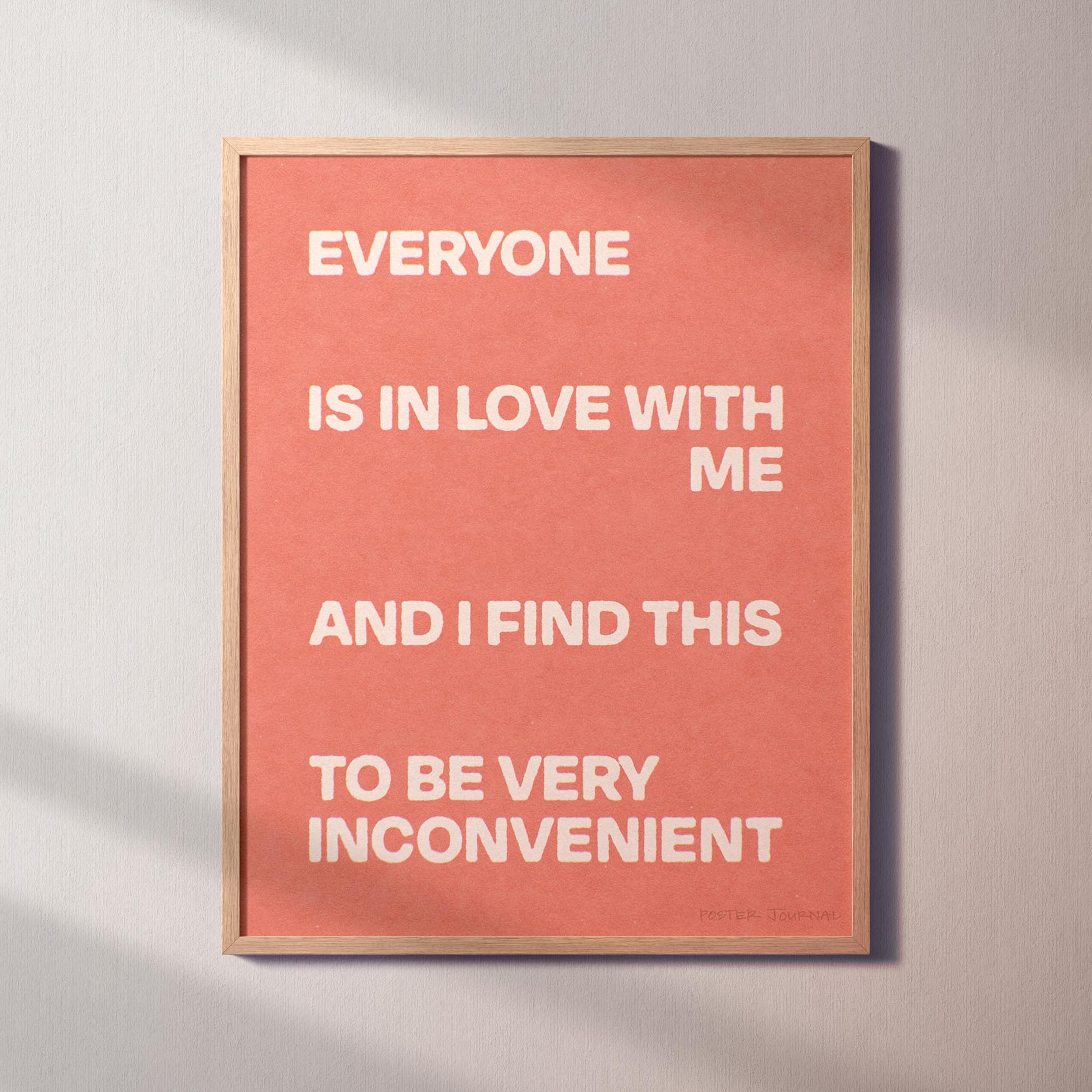 INCONVENIENT PRINT