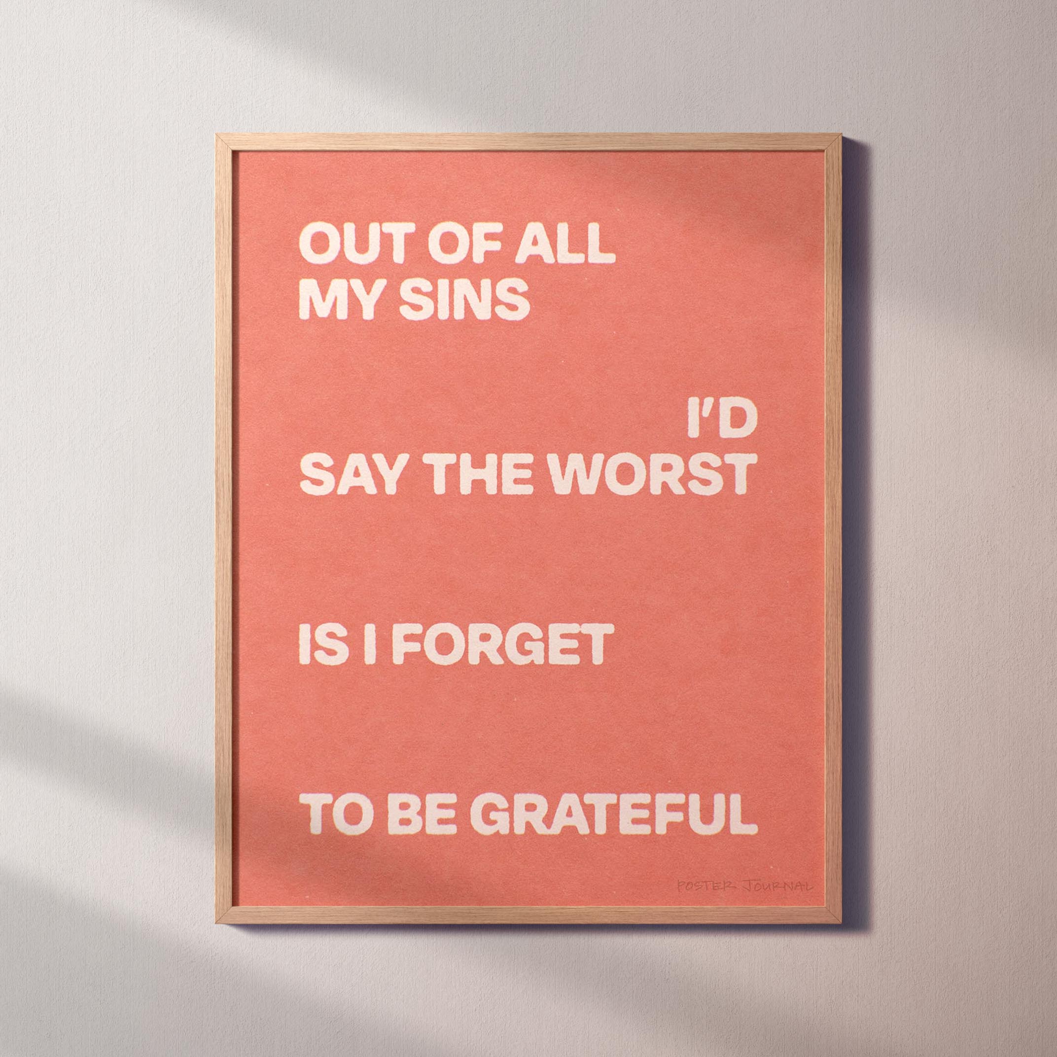 GRATEFUL PRINT