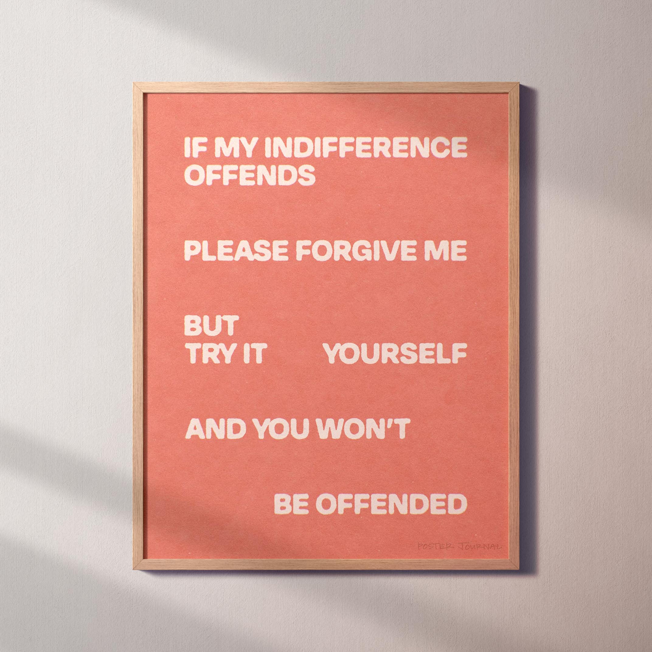 INDIFFERENCE PRINT