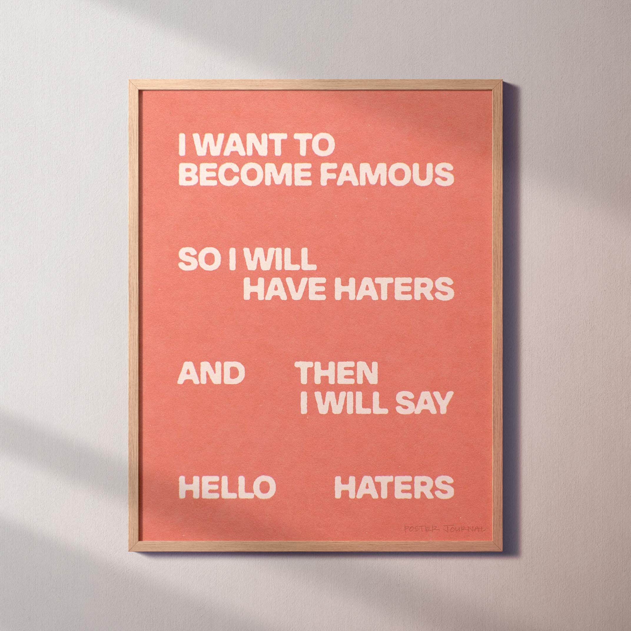 HATERS PRINT