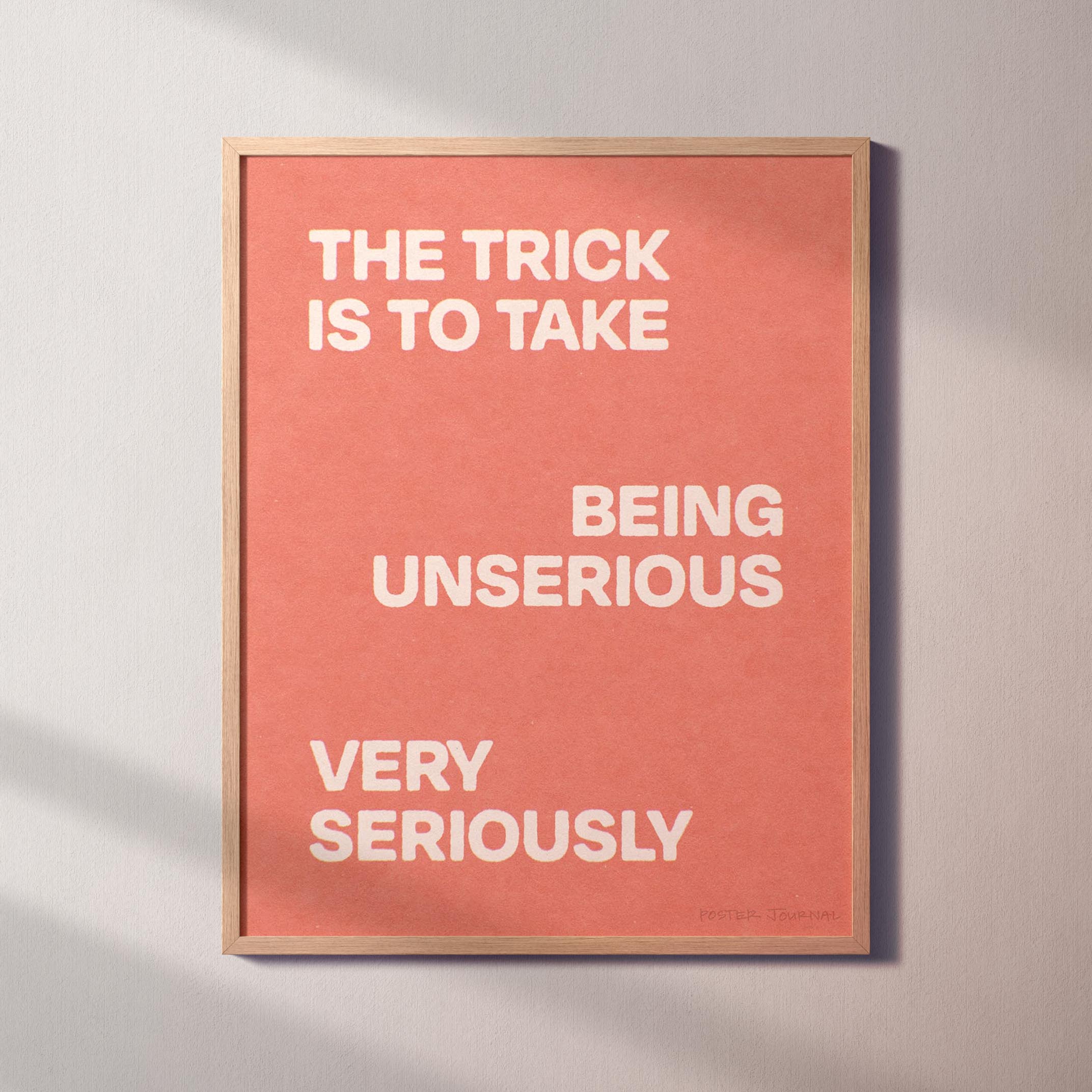 UNSERIOUS PRINT