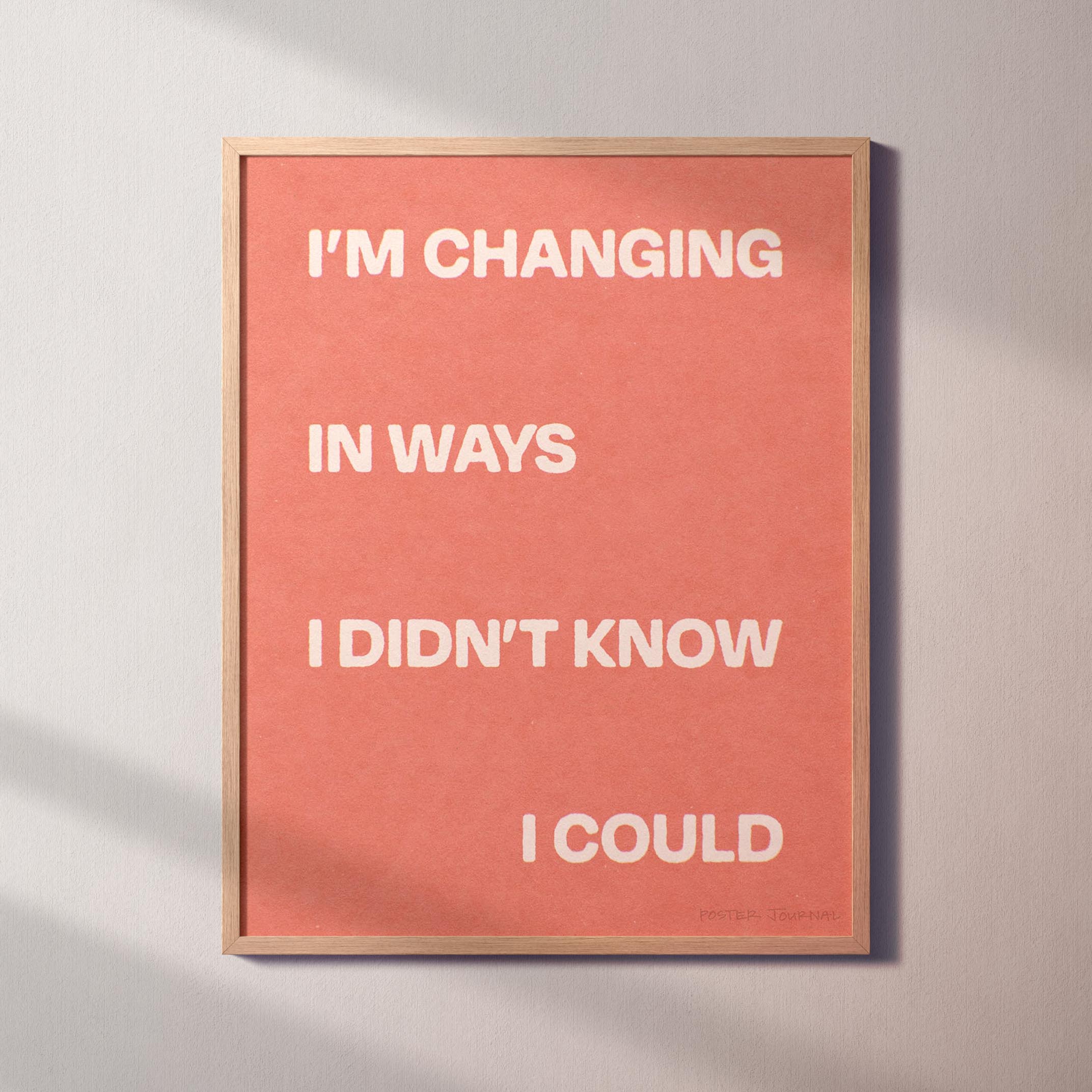 CHANGING PRINT