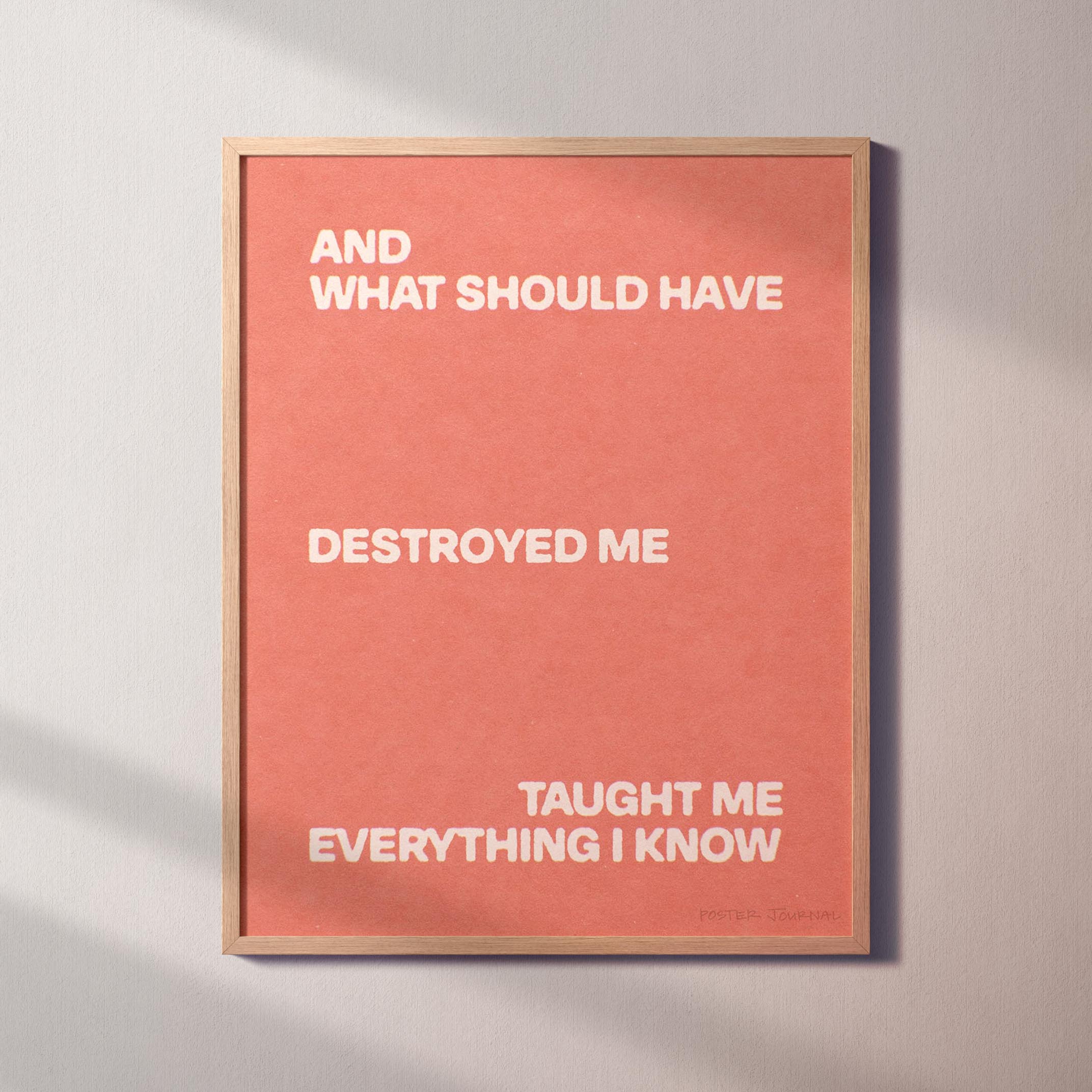 DESTROYED PRINT