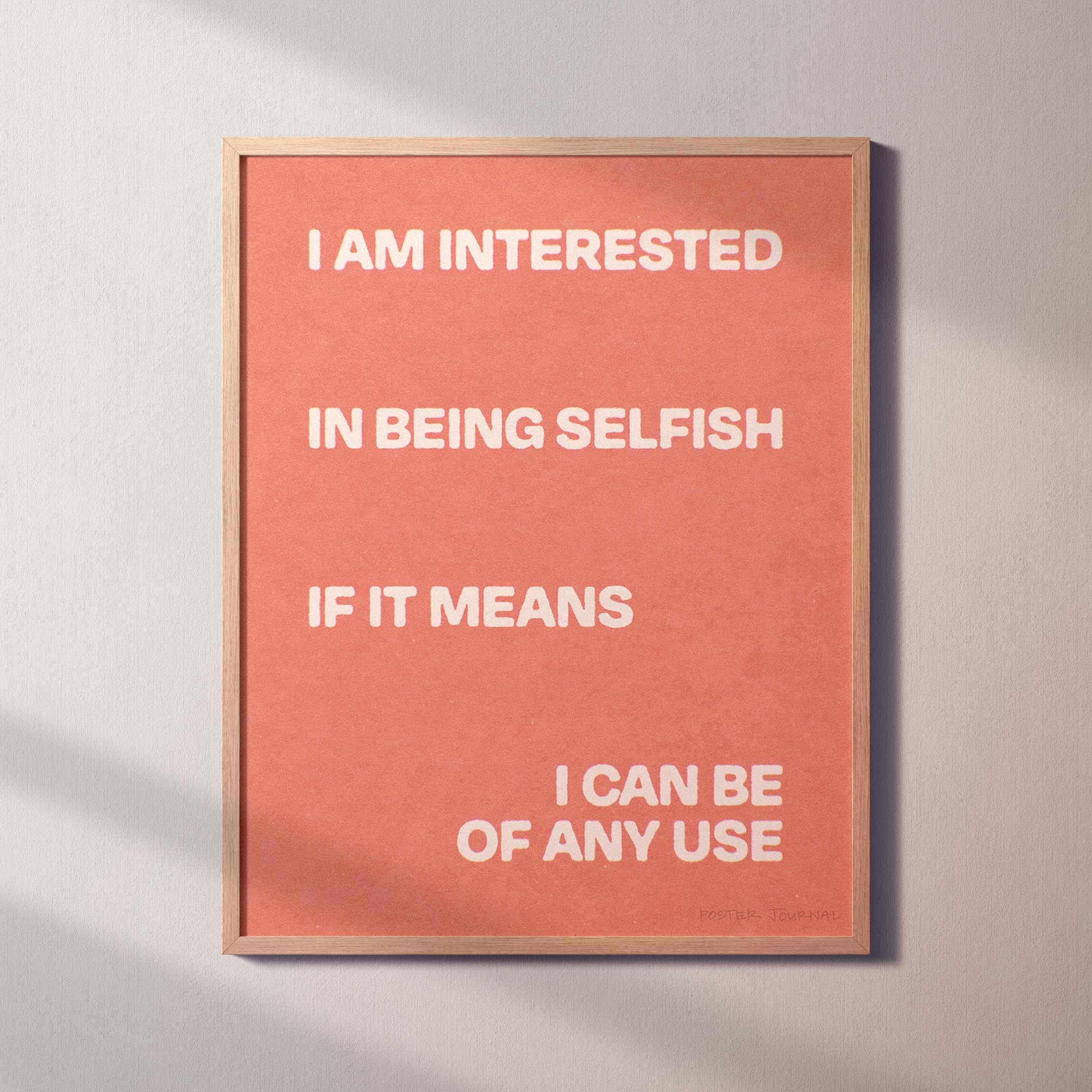 SELFISH PRINT