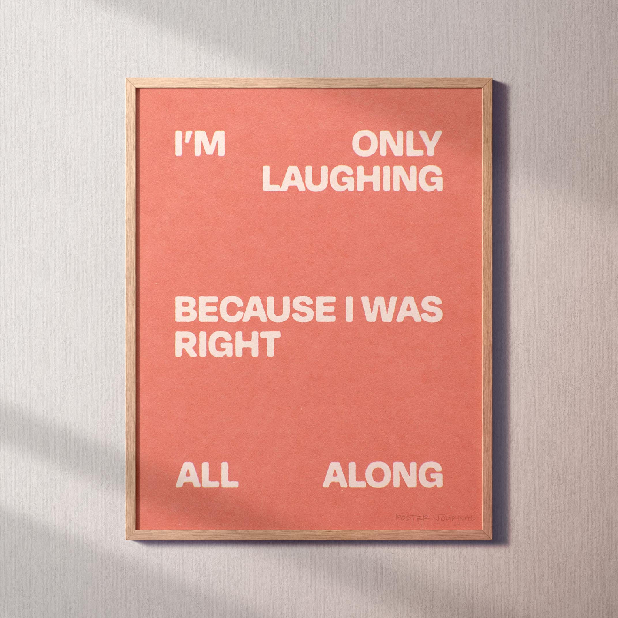 LAUGHING PRINT