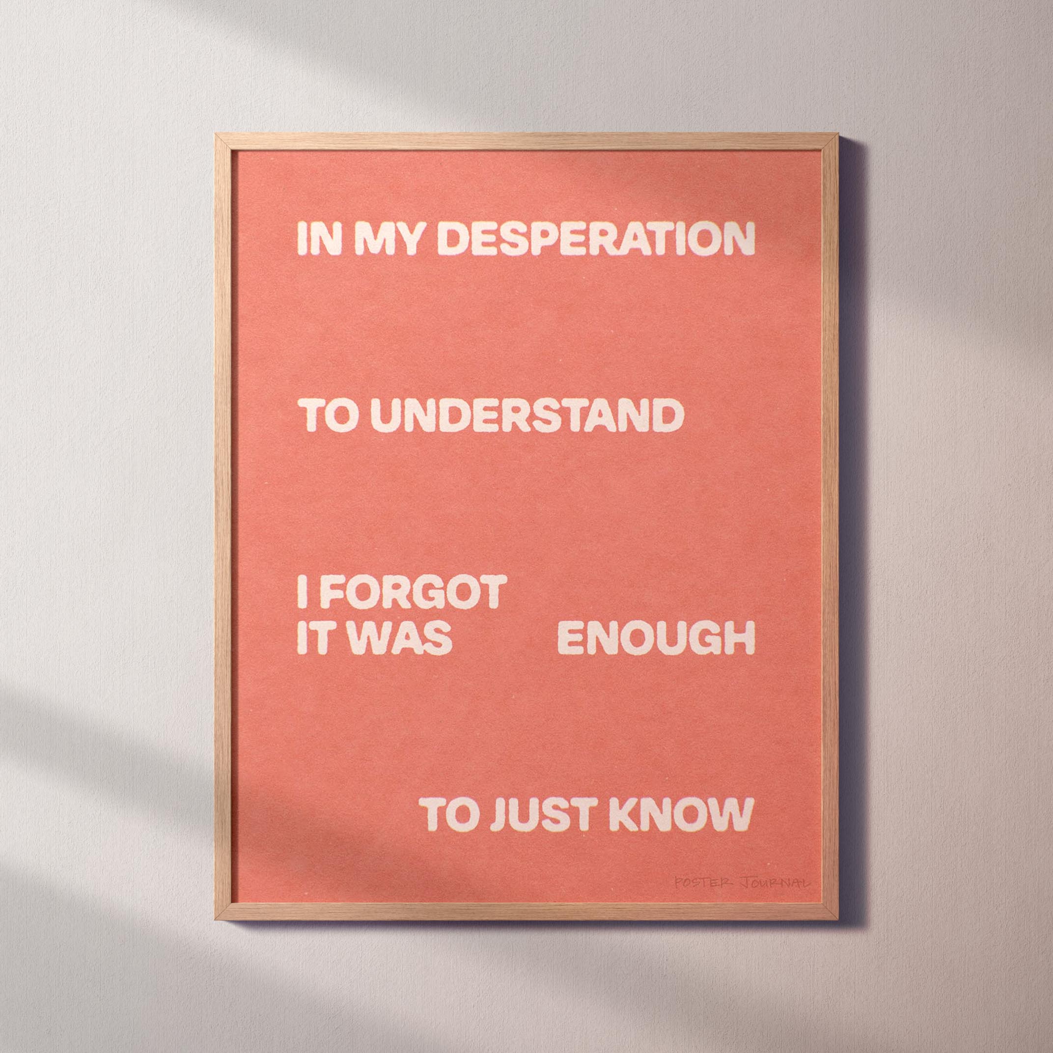 DESPERATION PRINT