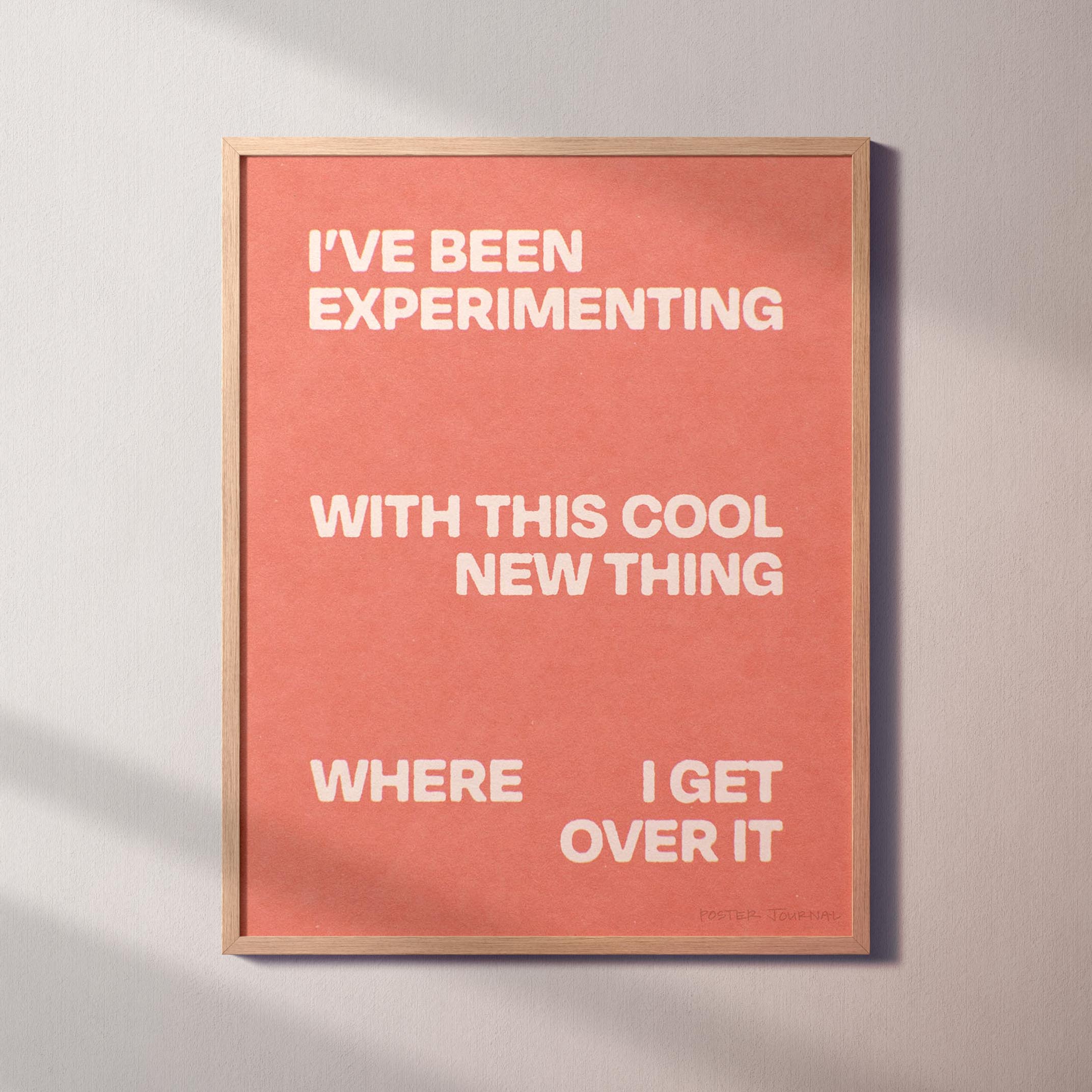 EXPERIMENTING PRINT